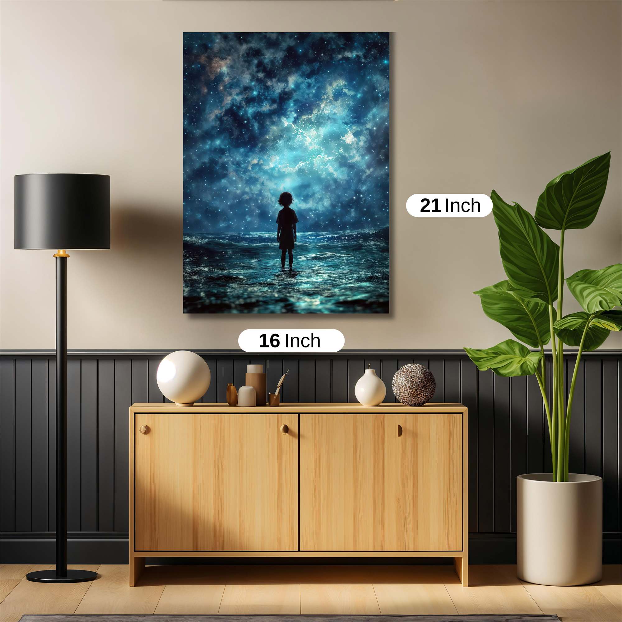 Child Dreaming Safe Wall Magnetic / M