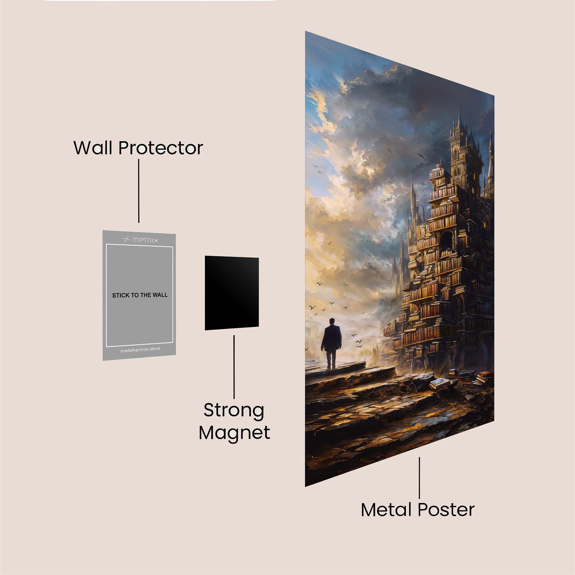 Castle Gloom Safe Wall Magnetic / M