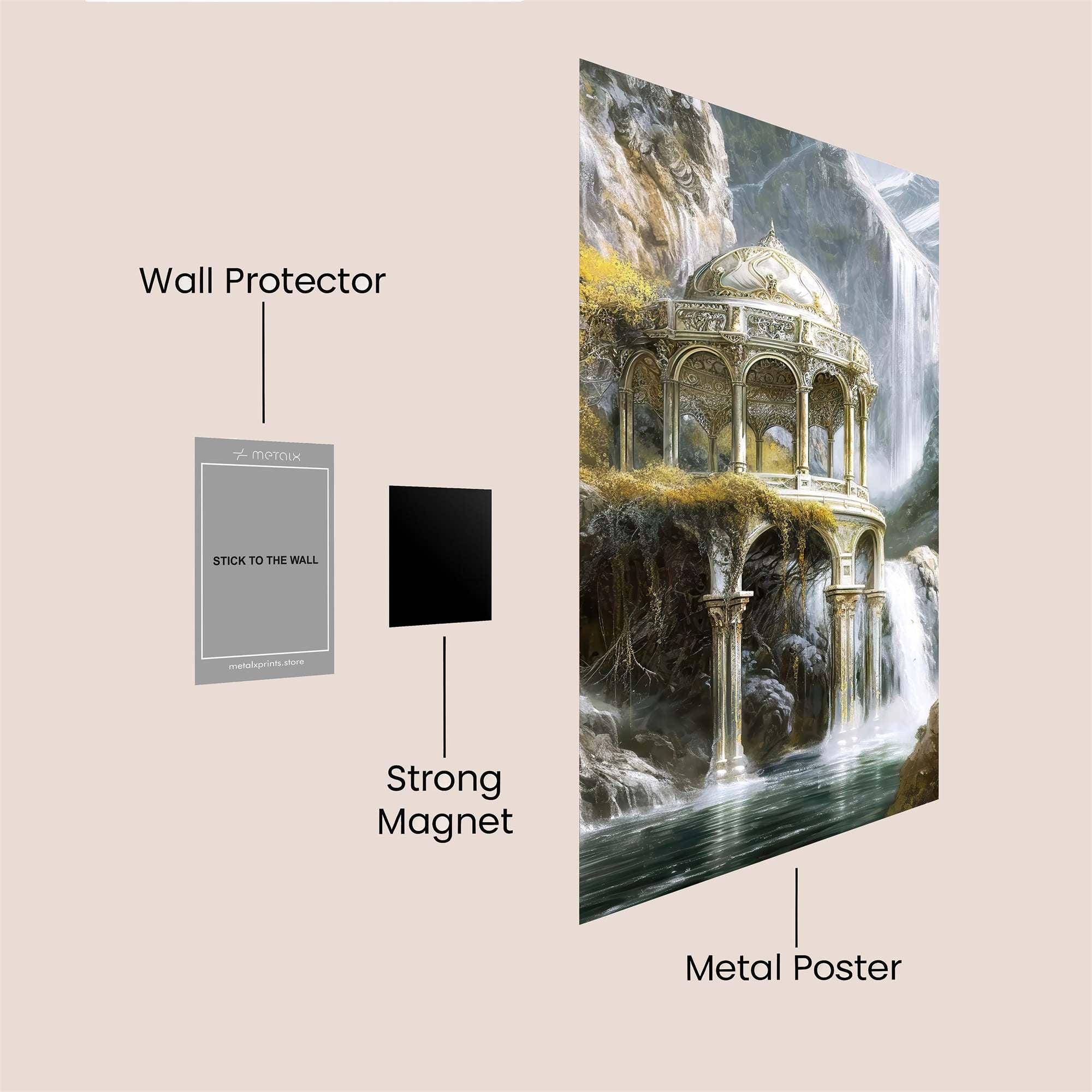 Gazebo Serenity Safe Wall Magnetic / M