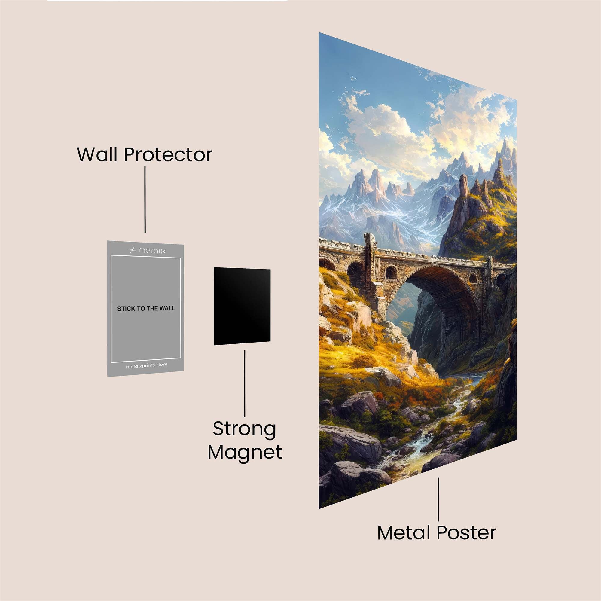 Bridge Serenity Safe Wall Magnetic / M