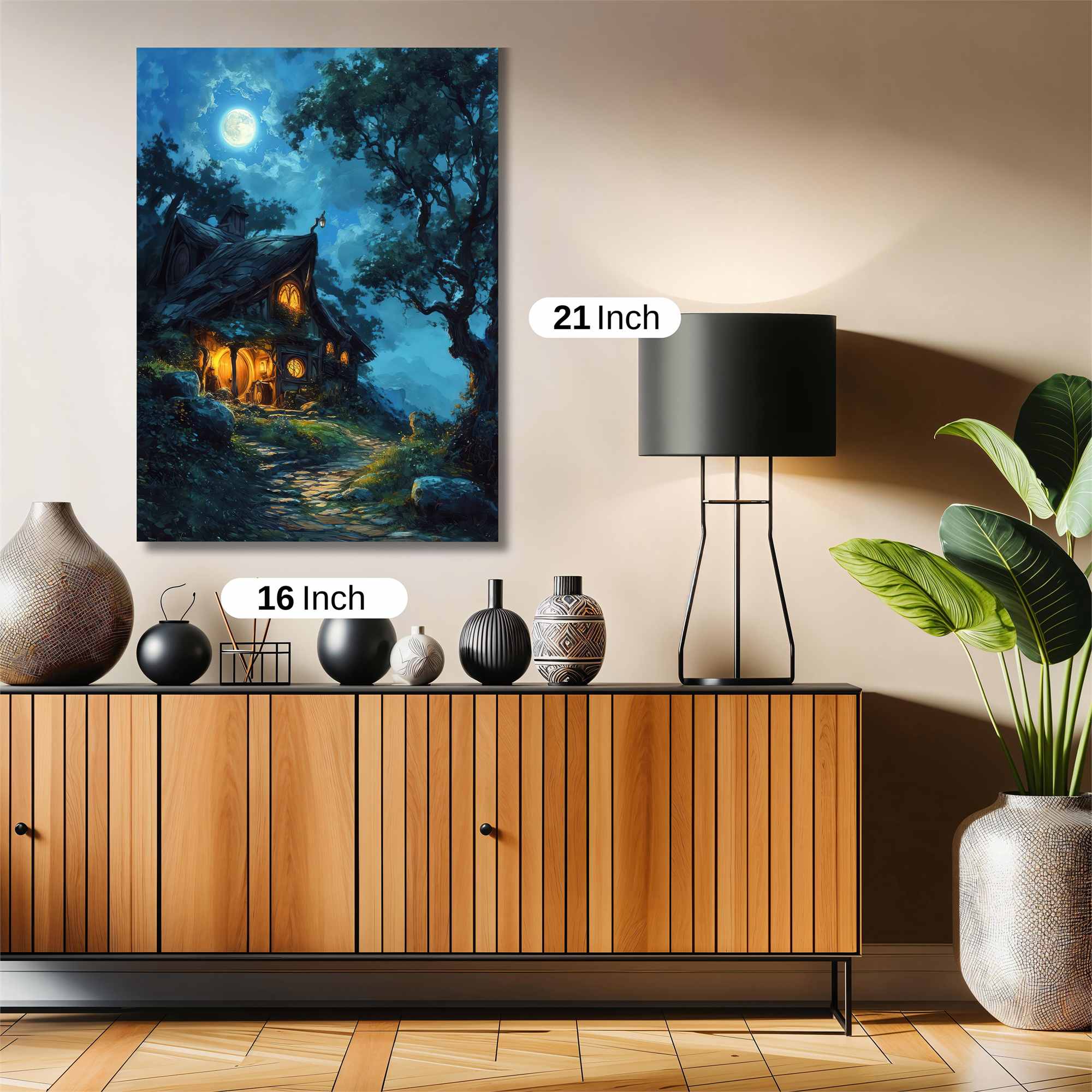 Moonlit Haven Safe Wall Magnetic / M
