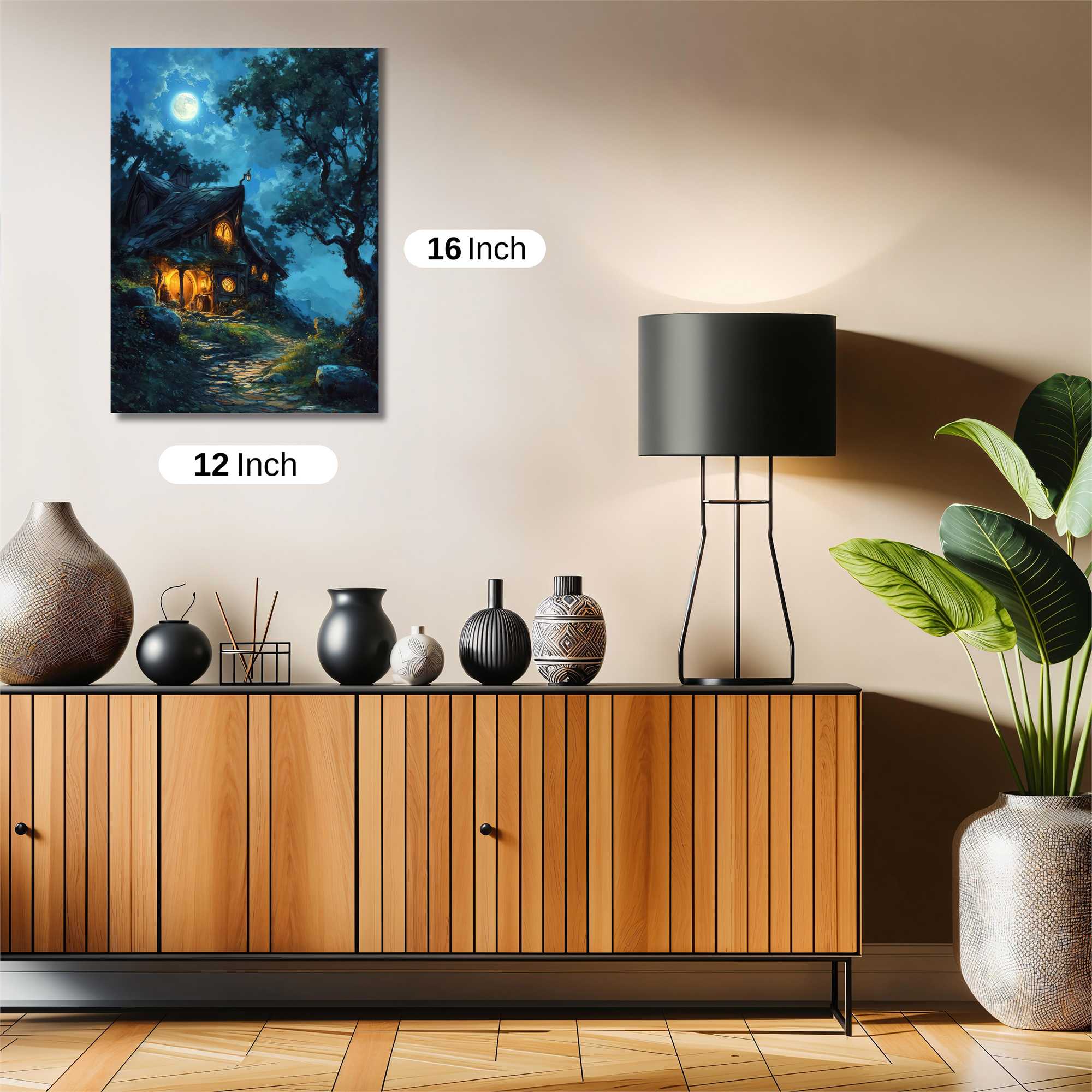 Moonlit Haven Safe Wall Magnetic / M