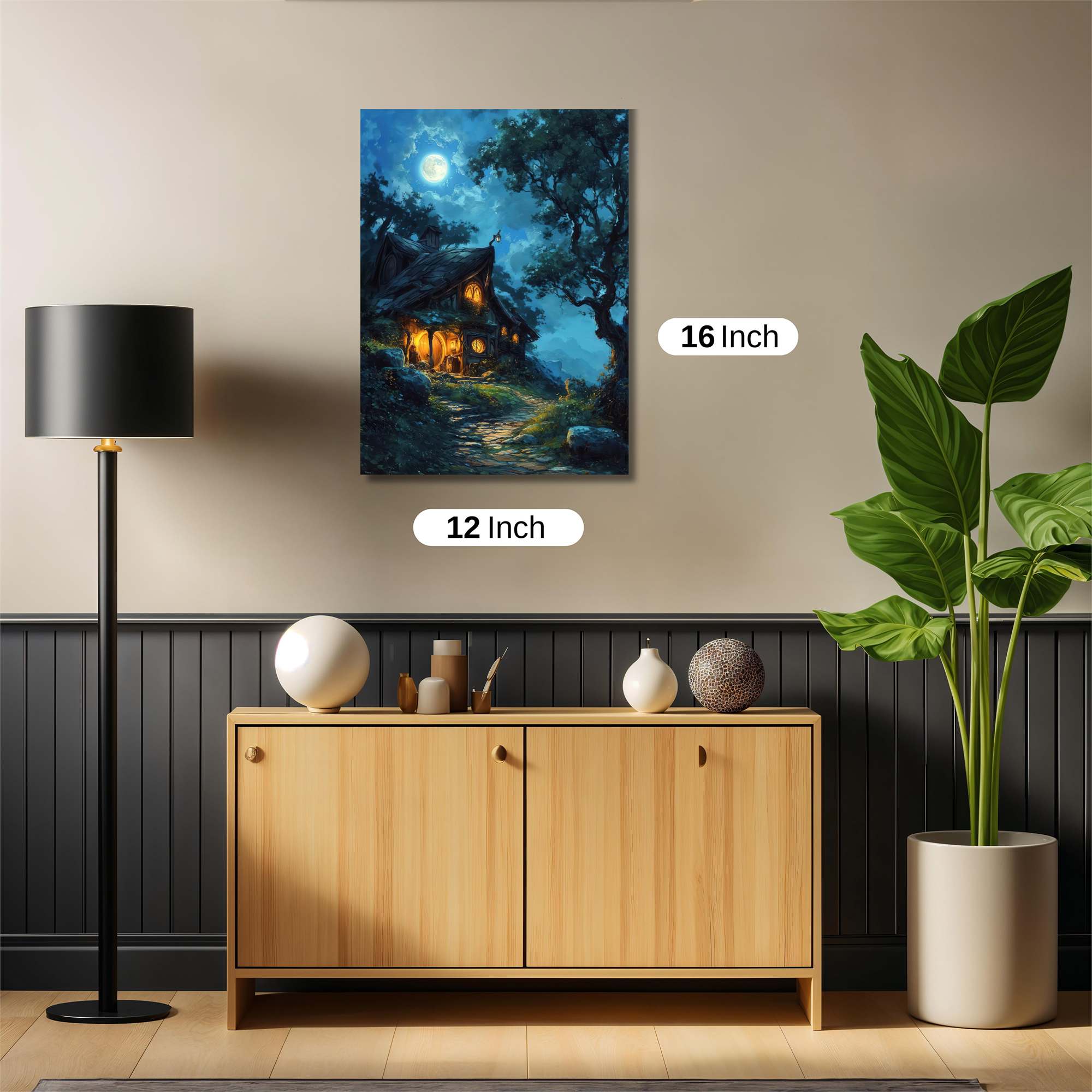 Moonlit Haven Safe Wall Magnetic / M