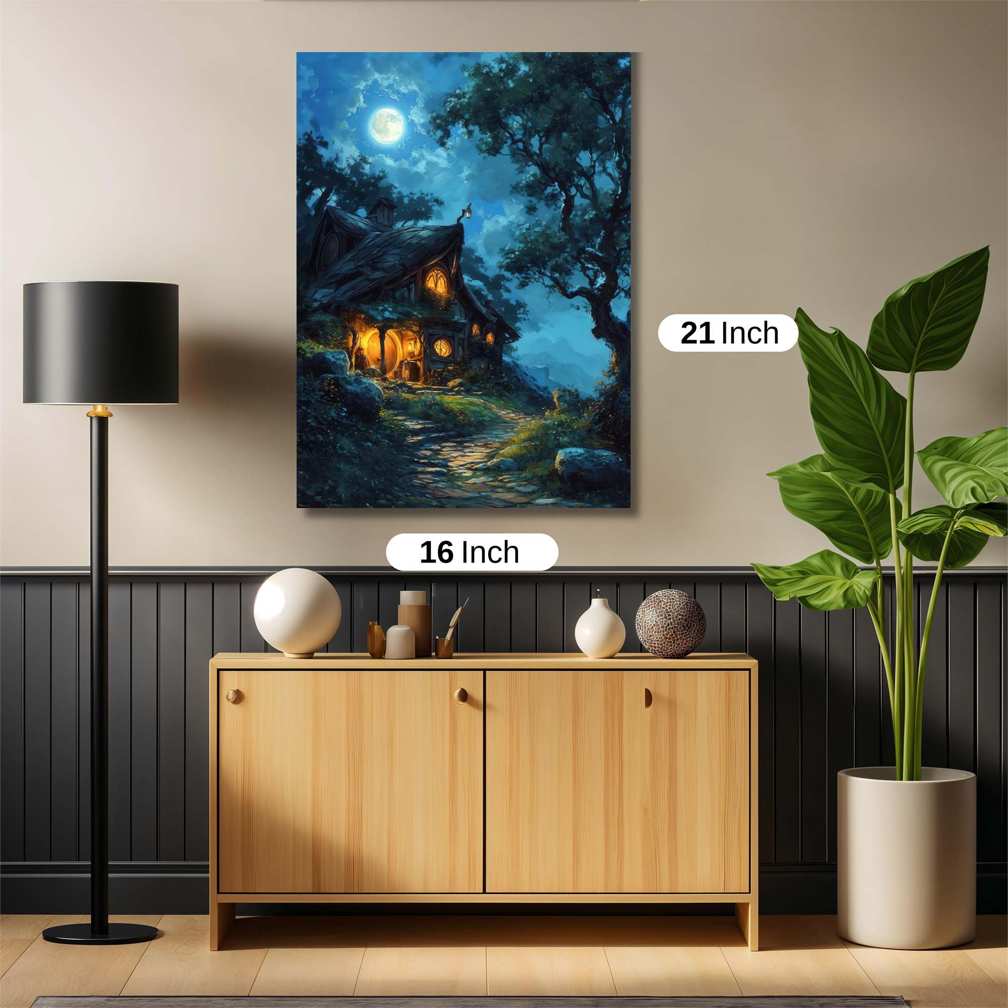 Moonlit Haven Safe Wall Magnetic / M