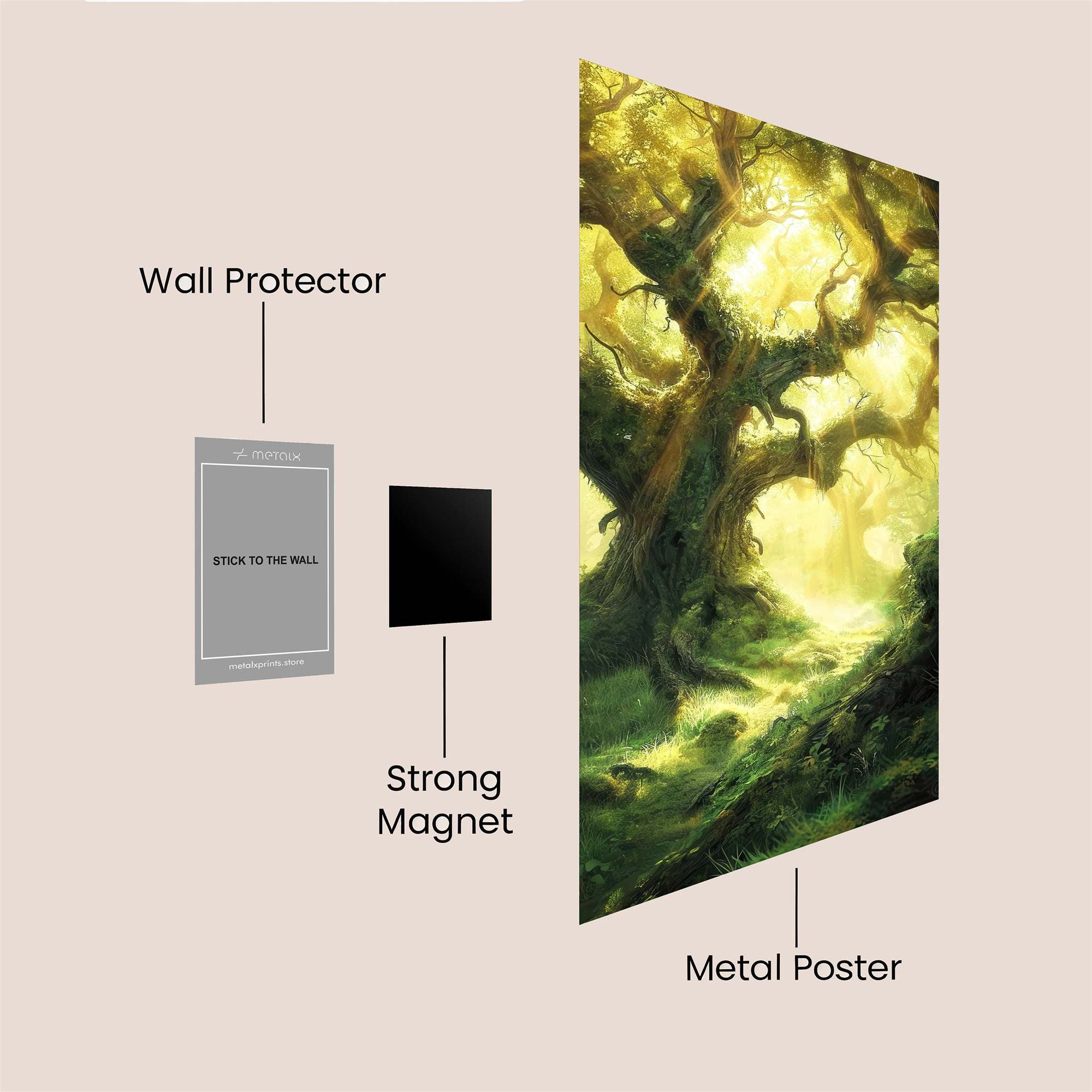 Forest Whisper Safe Wall Magnetic / M