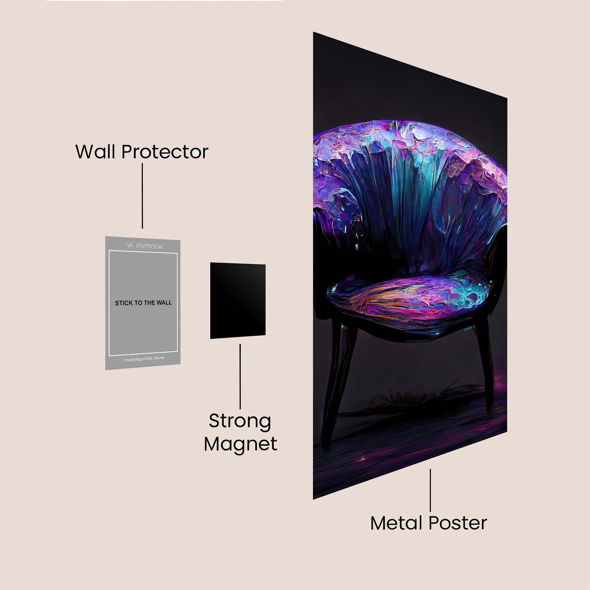 Aurora Dream Safe Wall Magnetic / M