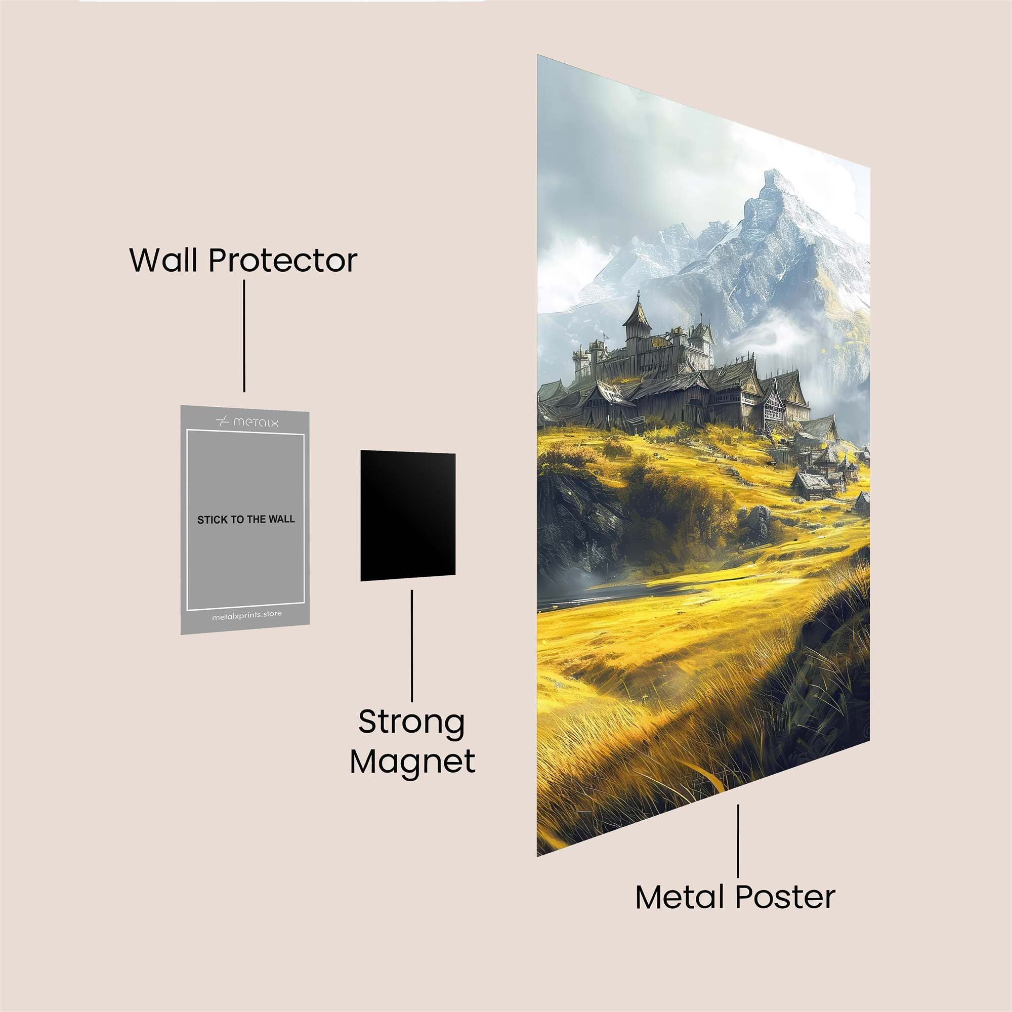 Eldridge Enchantment Safe Wall Magnetic / M