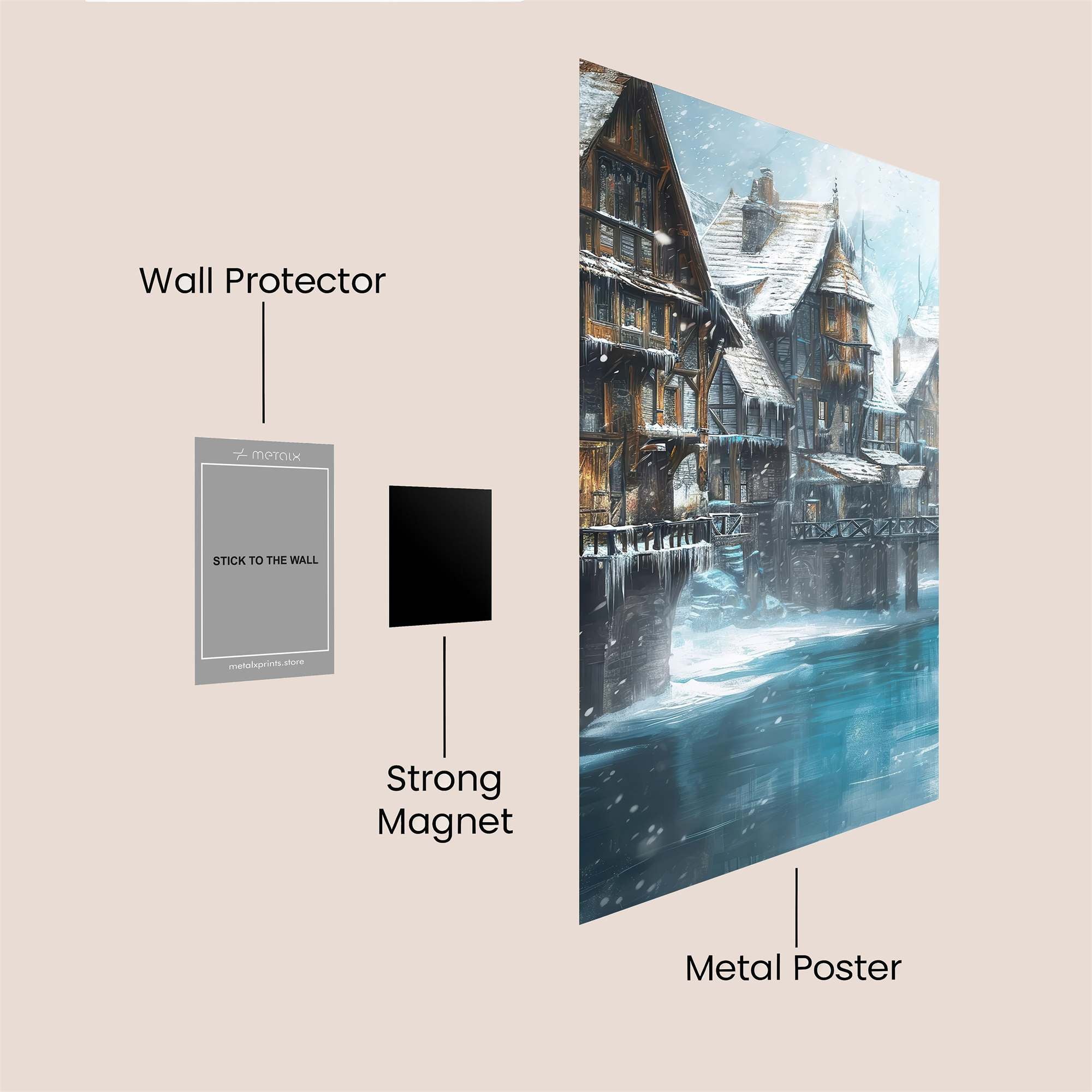 Frozen Hamlet Safe Wall Magnetic / M