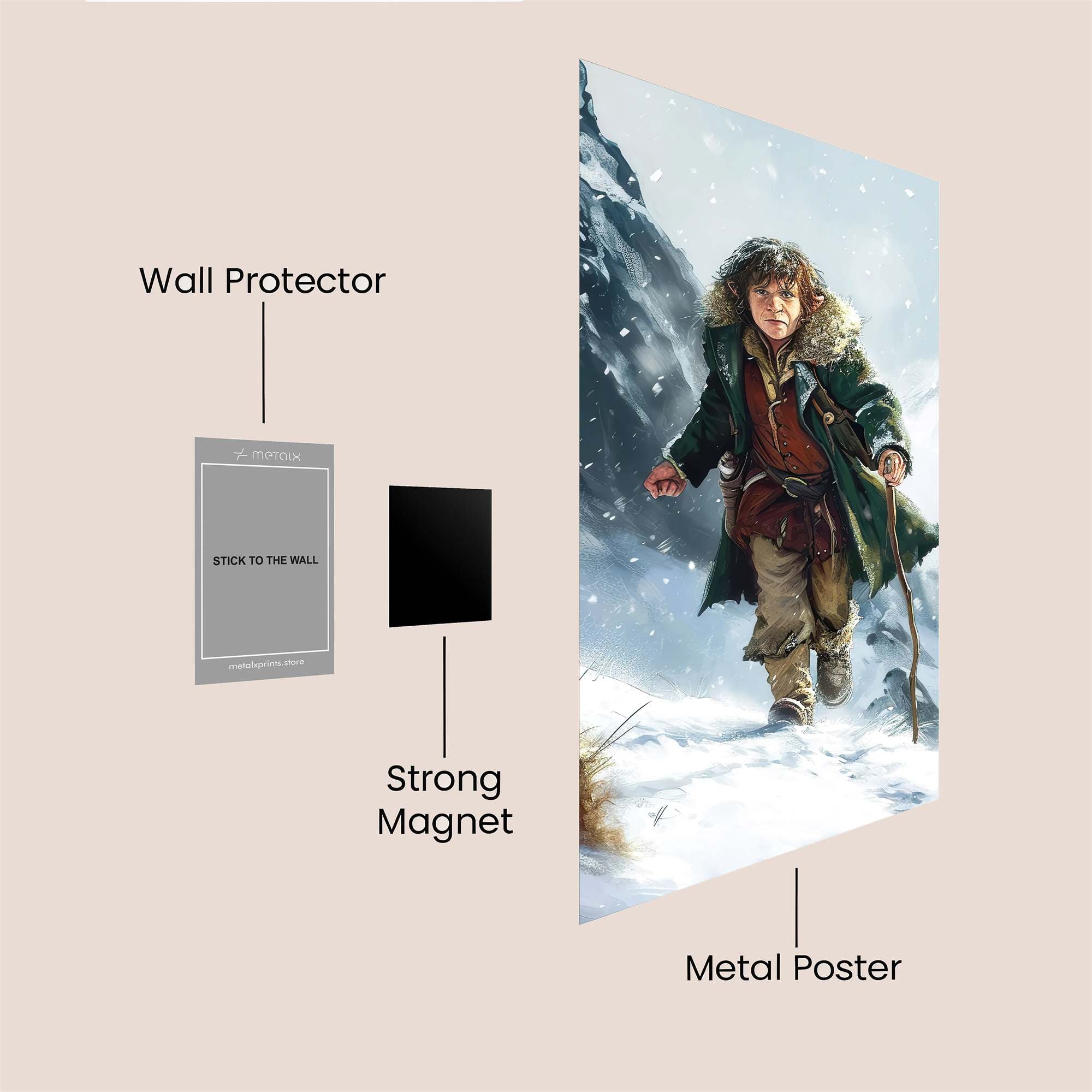 Frodo Frostbound Safe Wall Magnetic / M