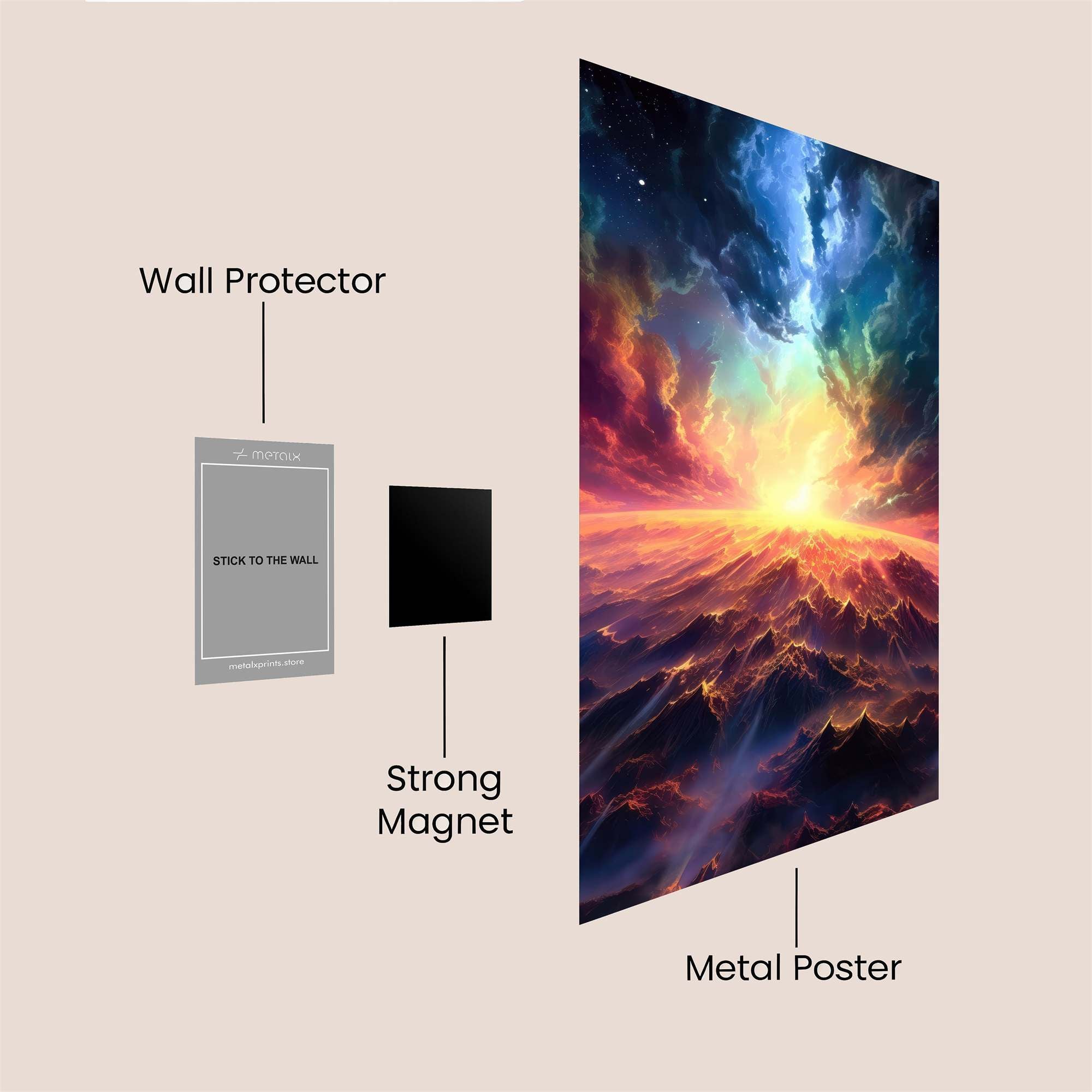 Cosmic Radiance Safe Wall Magnetic / M