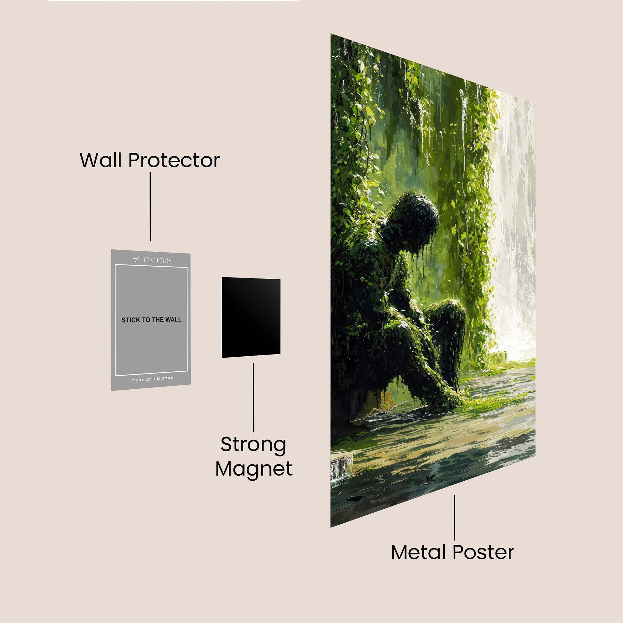 Nature's Melancholy Safe Wall Magnetic / M