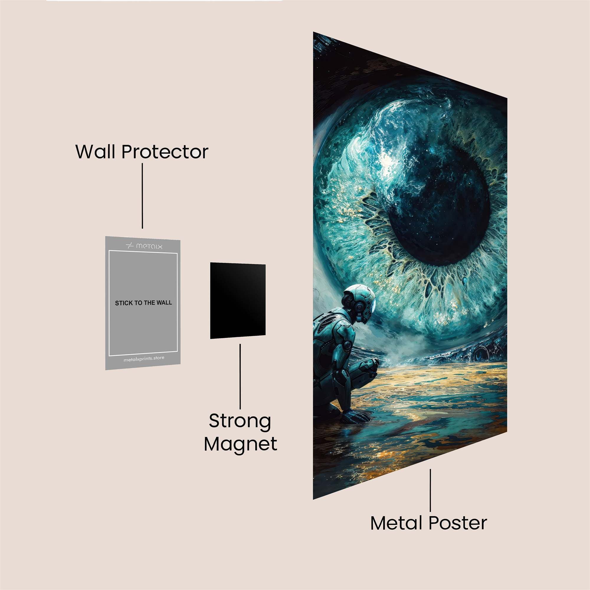 Robot Introspect Safe Wall Magnetic / M