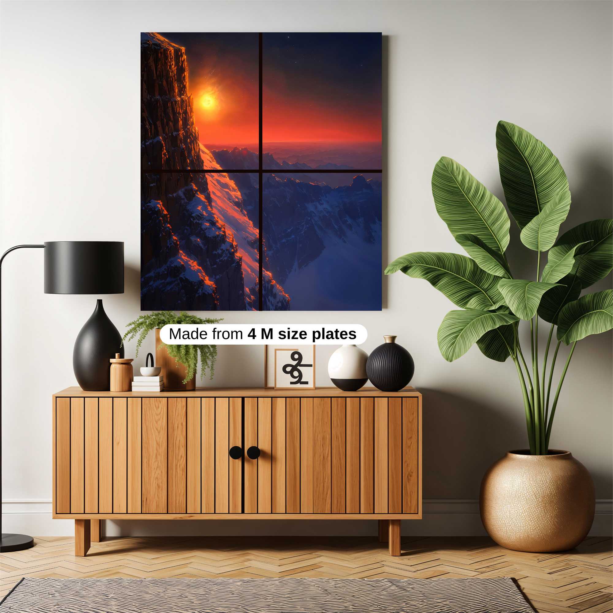 Sunset Serenity Safe Wall Magnetic / M