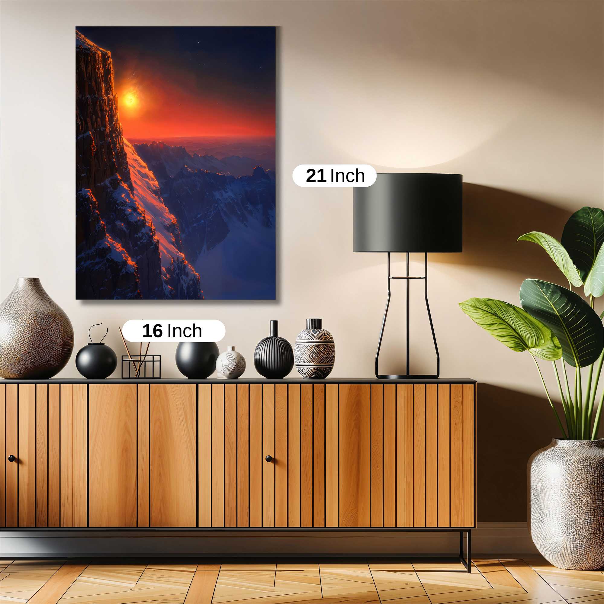 Sunset Serenity Safe Wall Magnetic / M