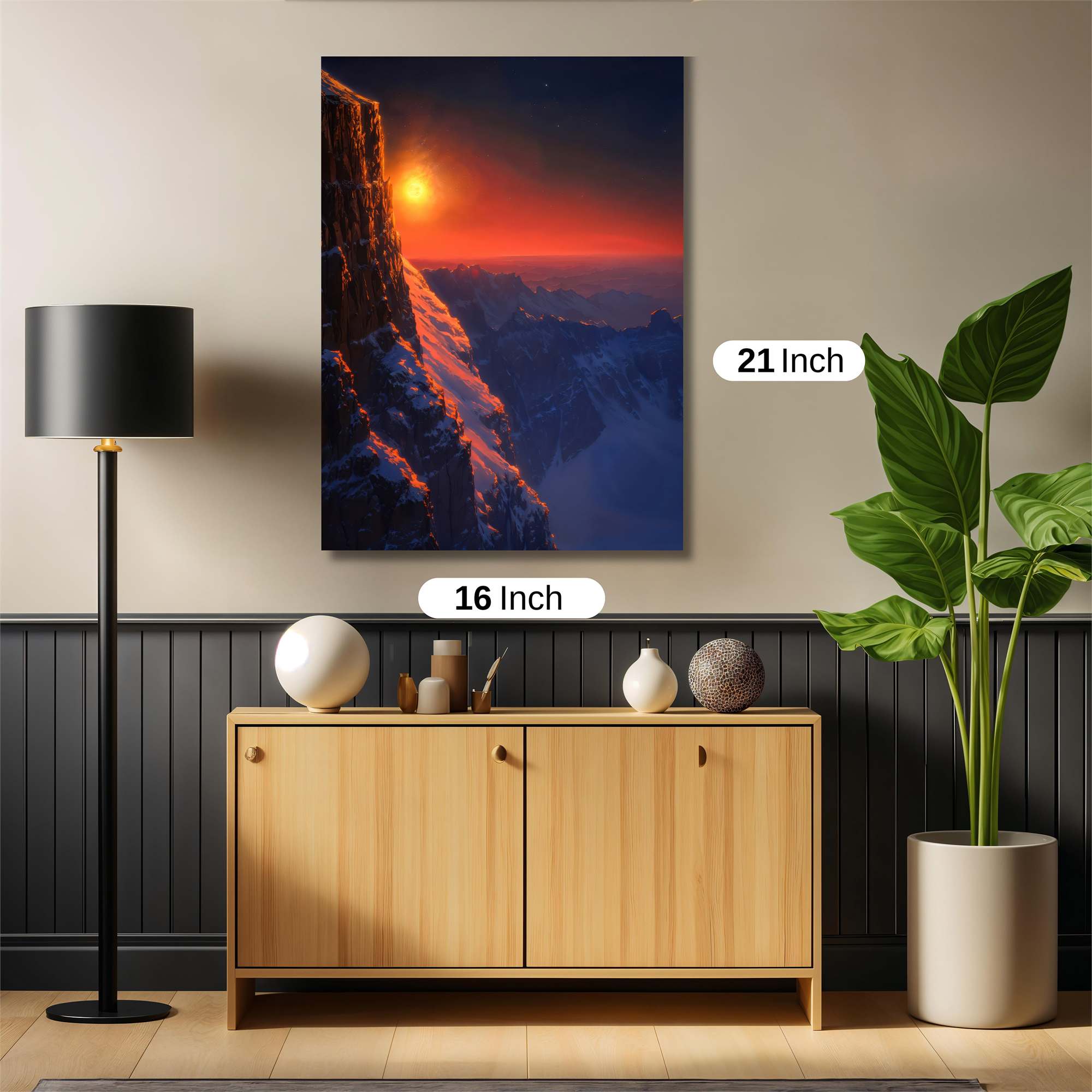 Sunset Serenity Safe Wall Magnetic / M