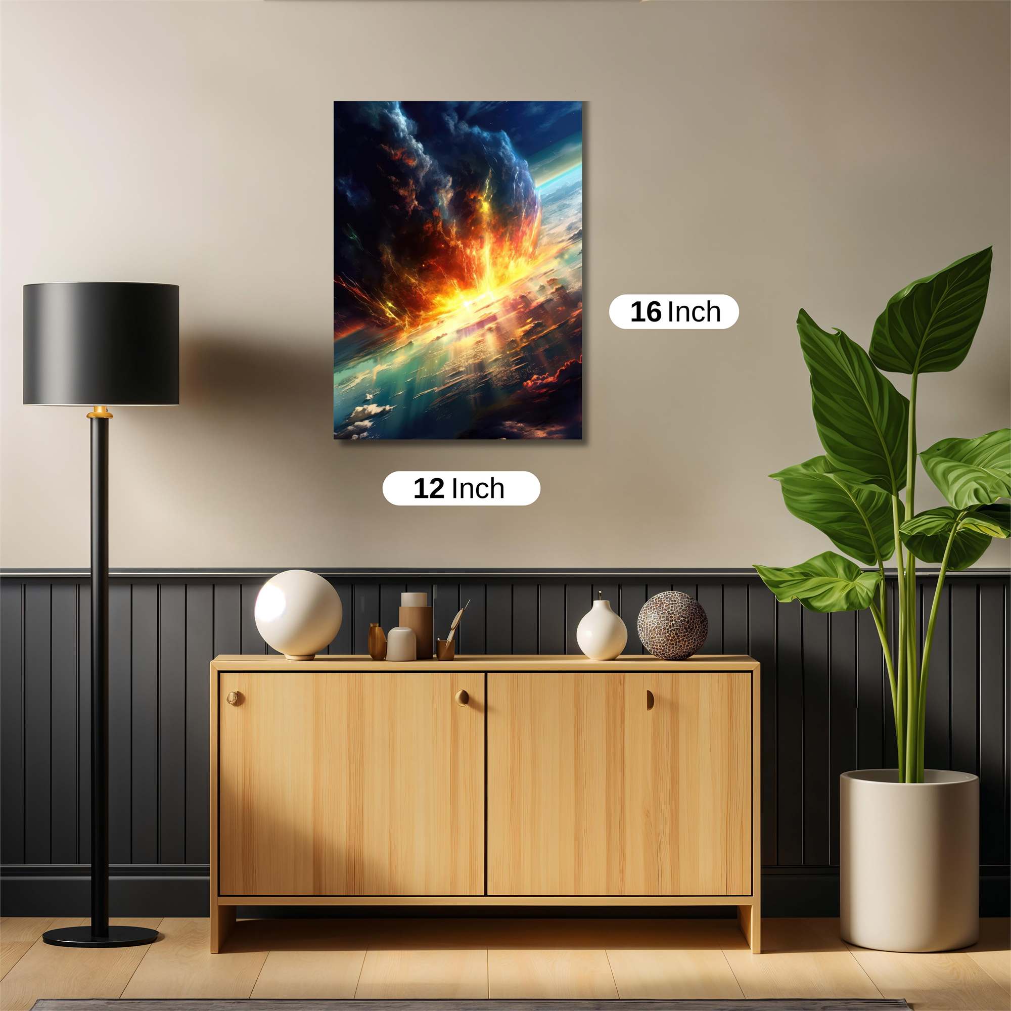 Apocalyptic Blaze Safe Wall Magnetic / M