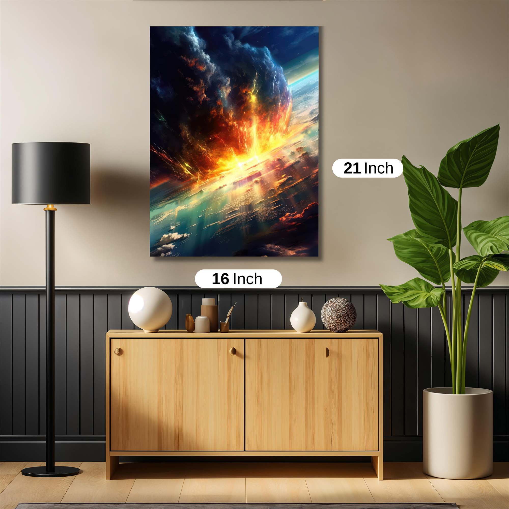 Apocalyptic Blaze Safe Wall Magnetic / M