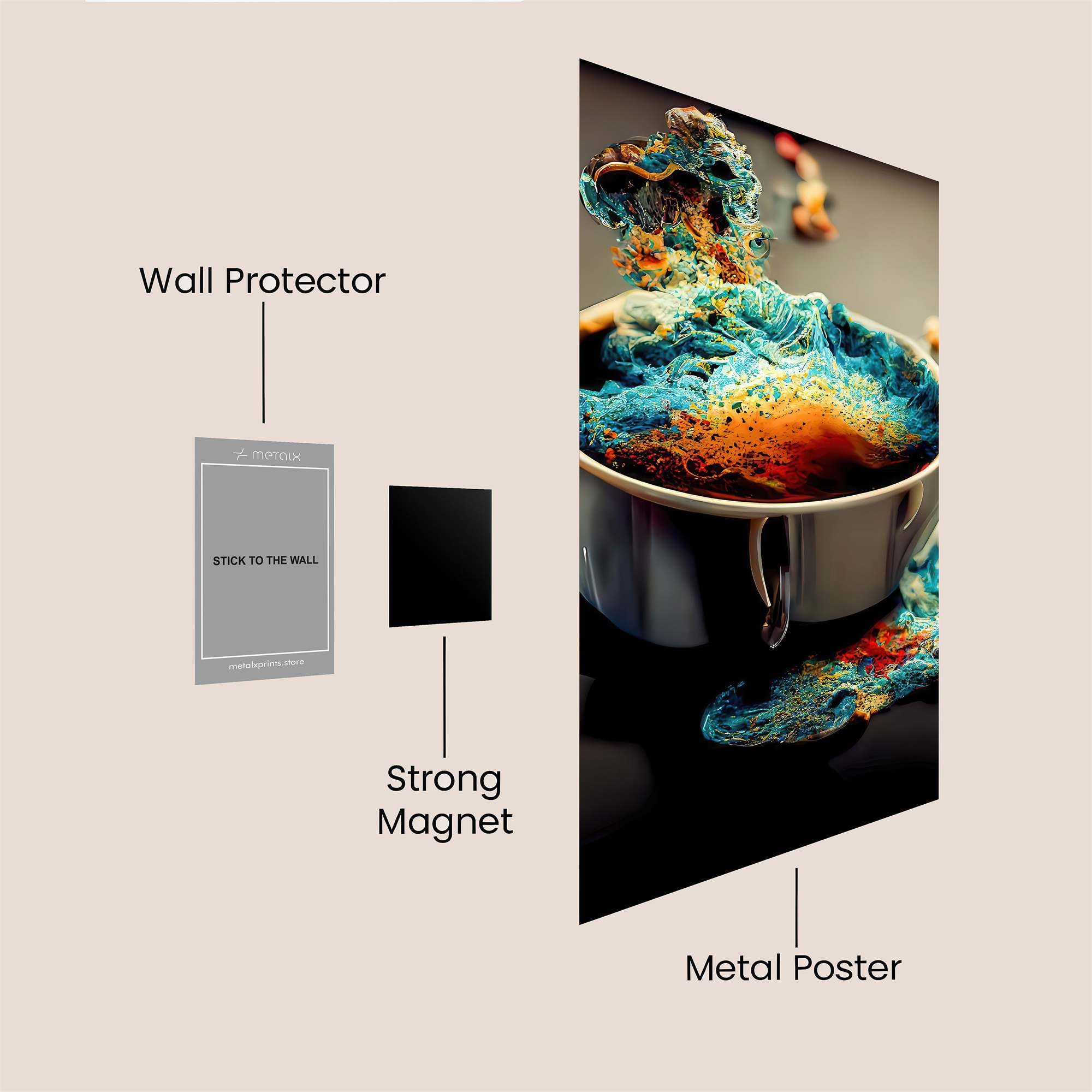 Cosmic Brew Safe Wall Magnetic / M