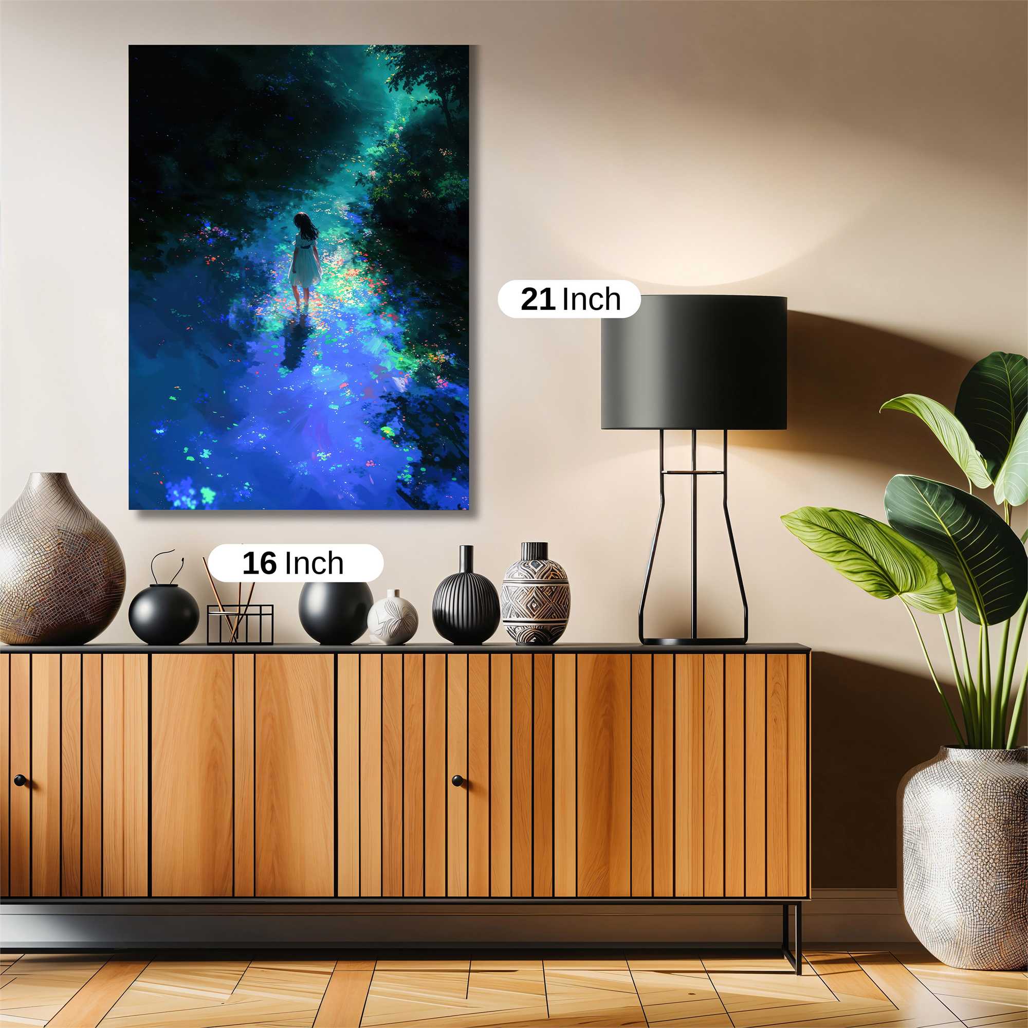 Luminescent Solitude Safe Wall Magnetic / M