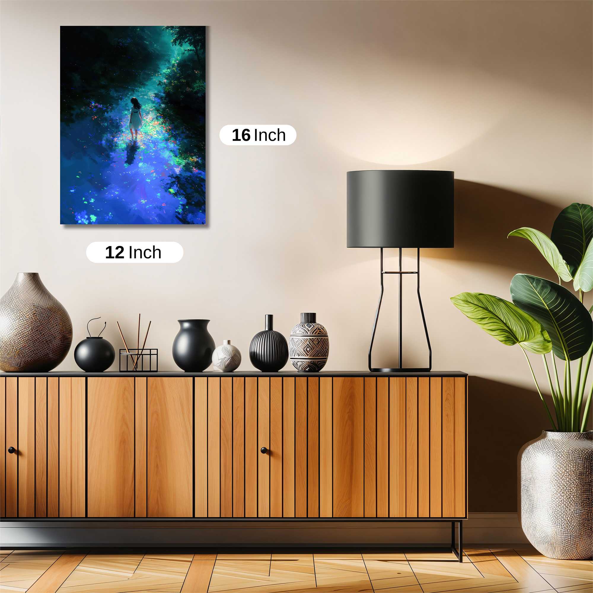 Luminescent Solitude Safe Wall Magnetic / M