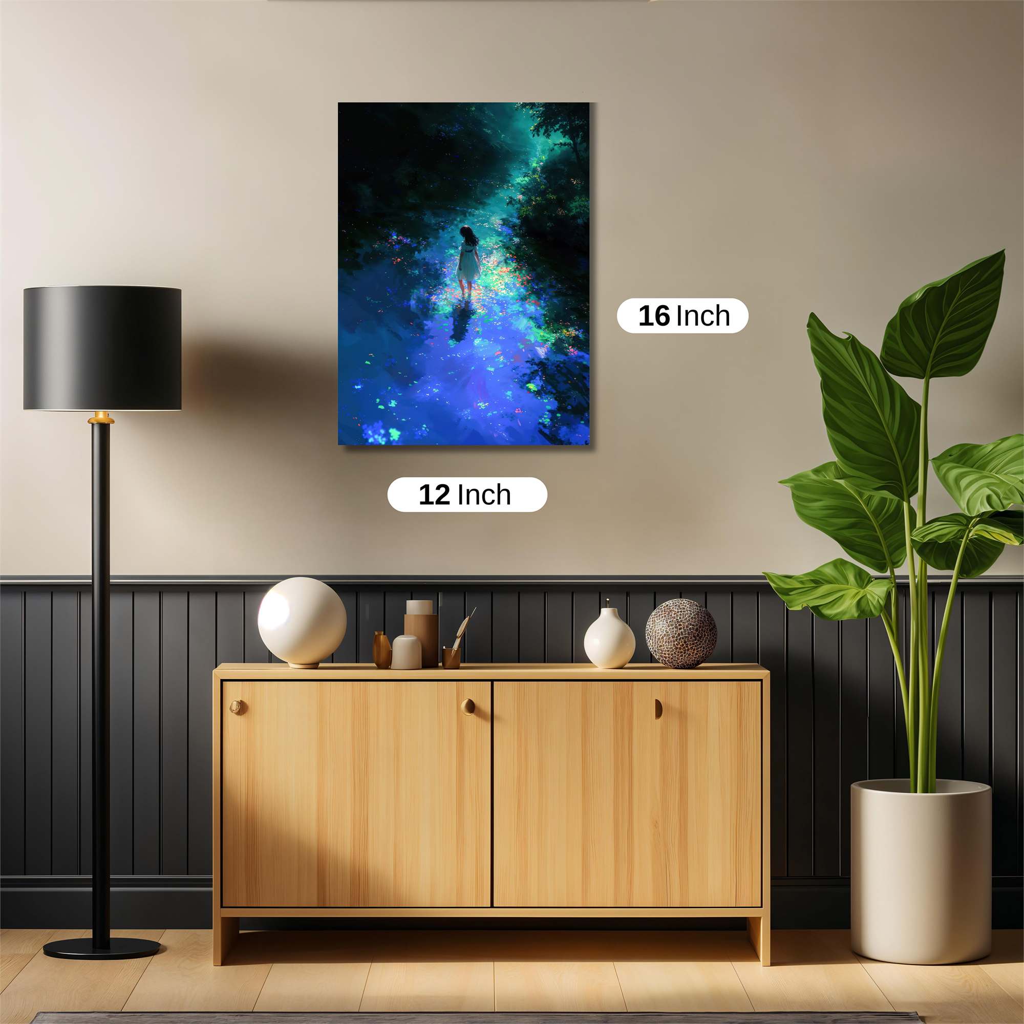 Luminescent Solitude Safe Wall Magnetic / M