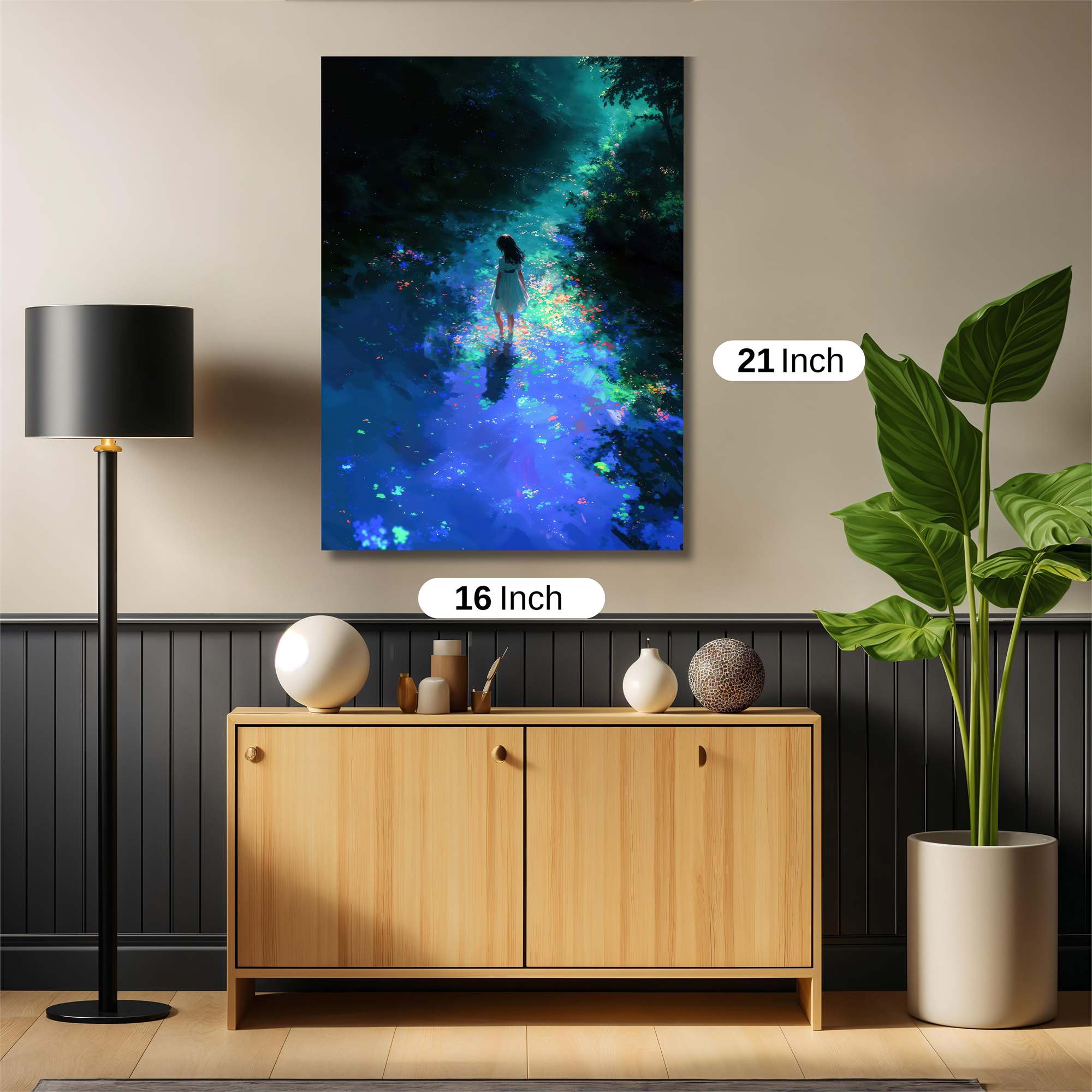 Luminescent Solitude Safe Wall Magnetic / M