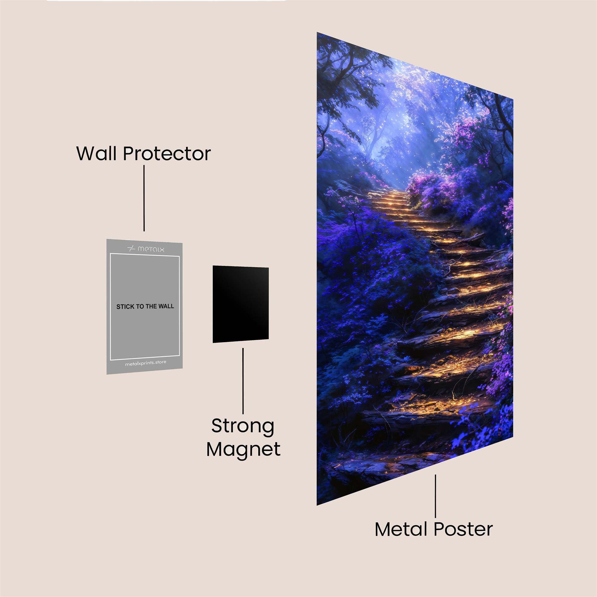 Mystic Ascent Safe Wall Magnetic / M