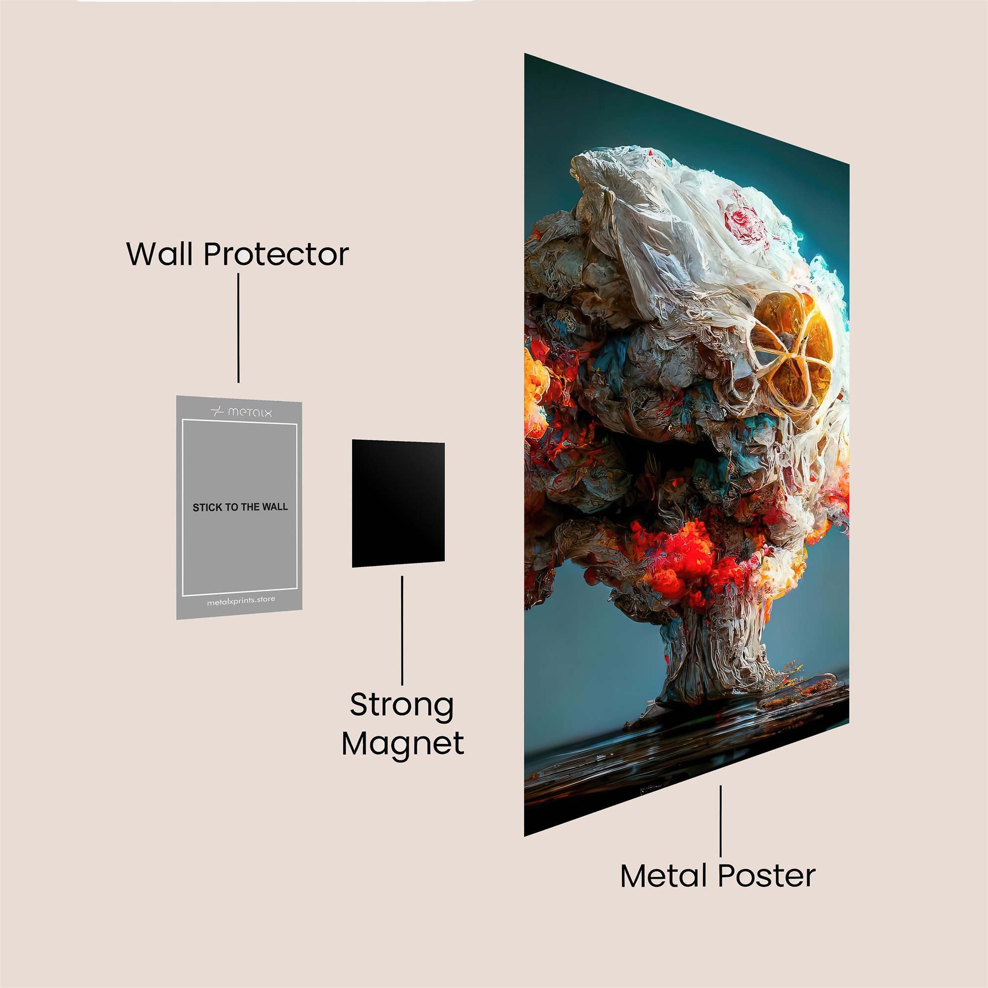 Pollution Apocalypse Safe Wall Magnetic / M
