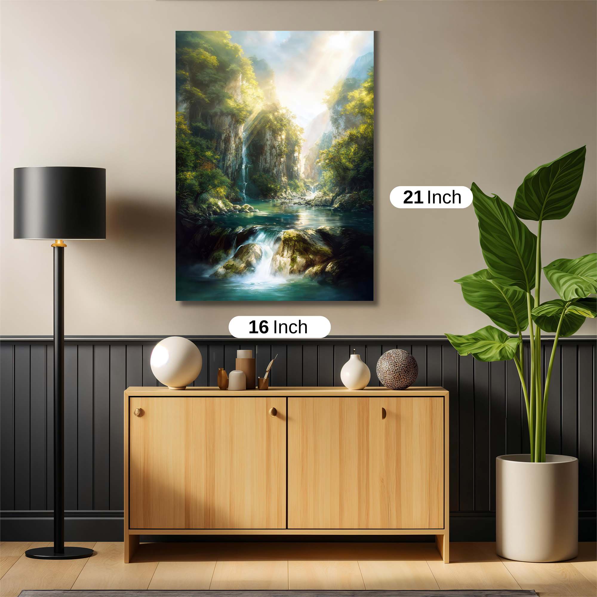 Jungle Serenity Safe Wall Magnetic / M