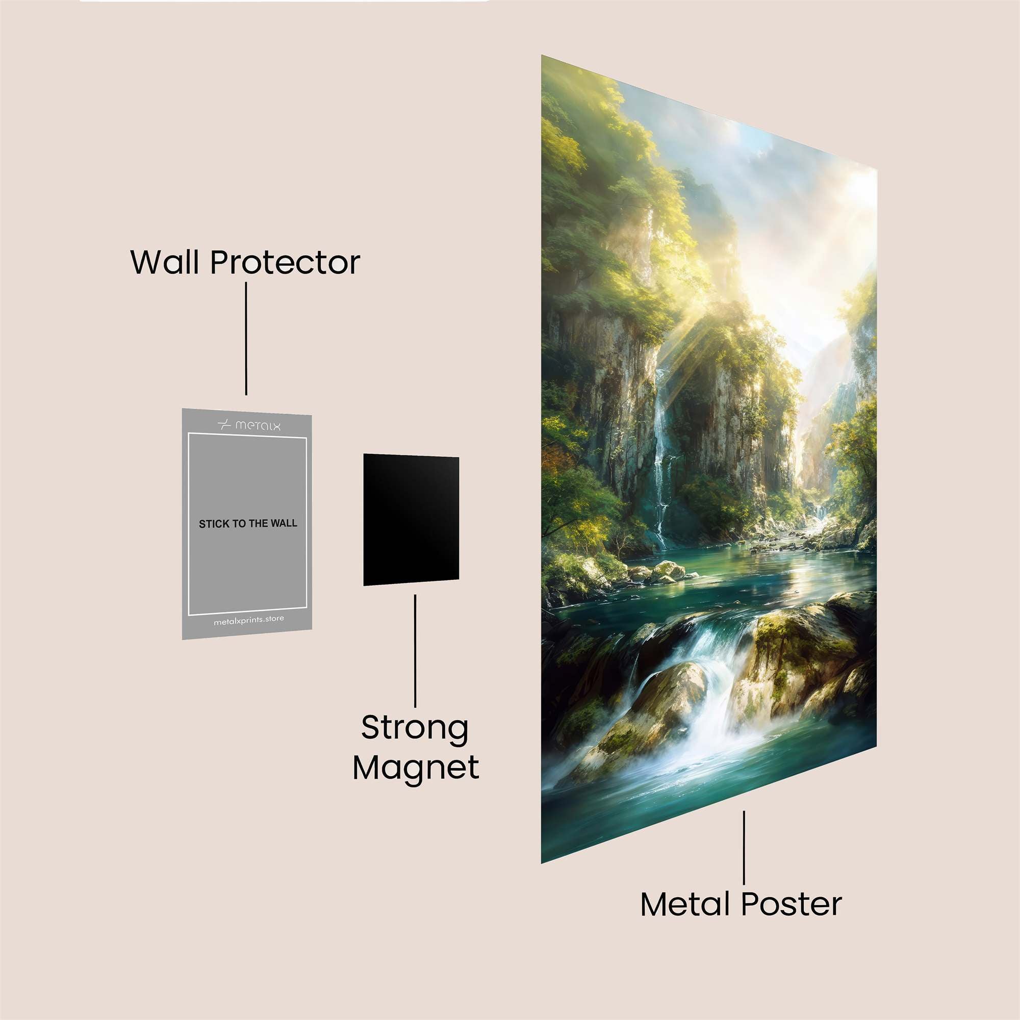 Jungle Serenity Safe Wall Magnetic / M