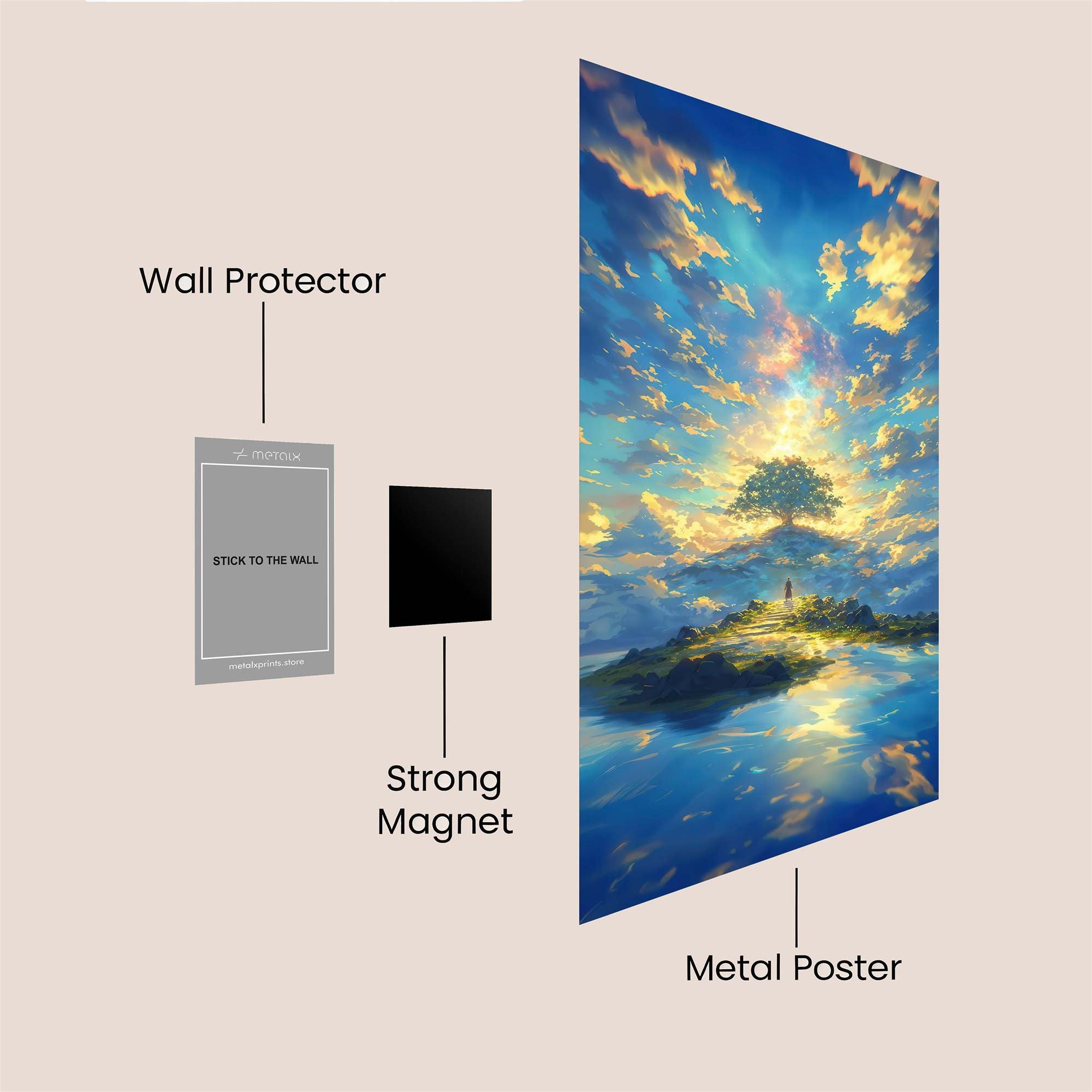 Celestial Serenity Safe Wall Magnetic / M
