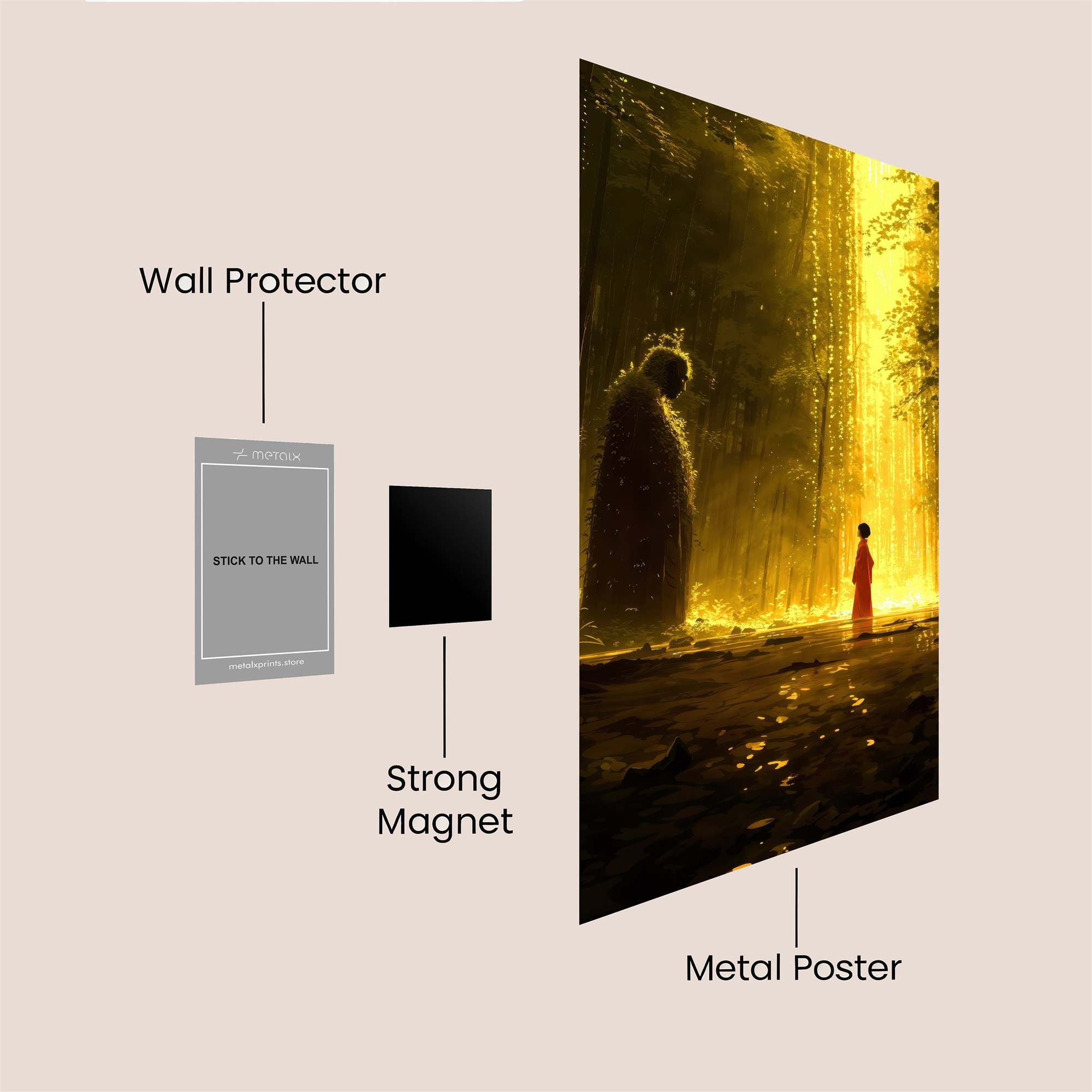 Buddha Serene Safe Wall Magnetic / M