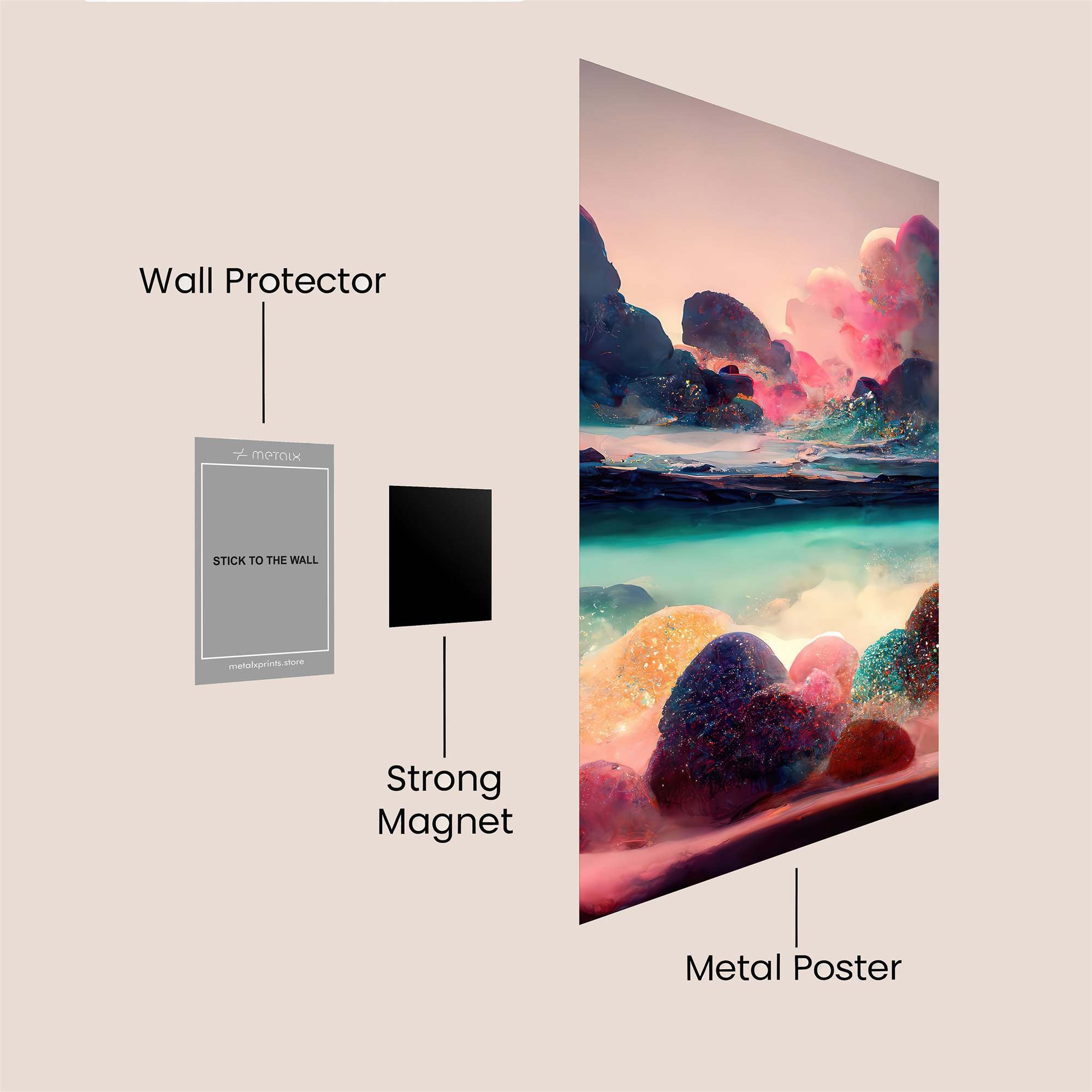 Dreamscape Whimsy Safe Wall Magnetic / M