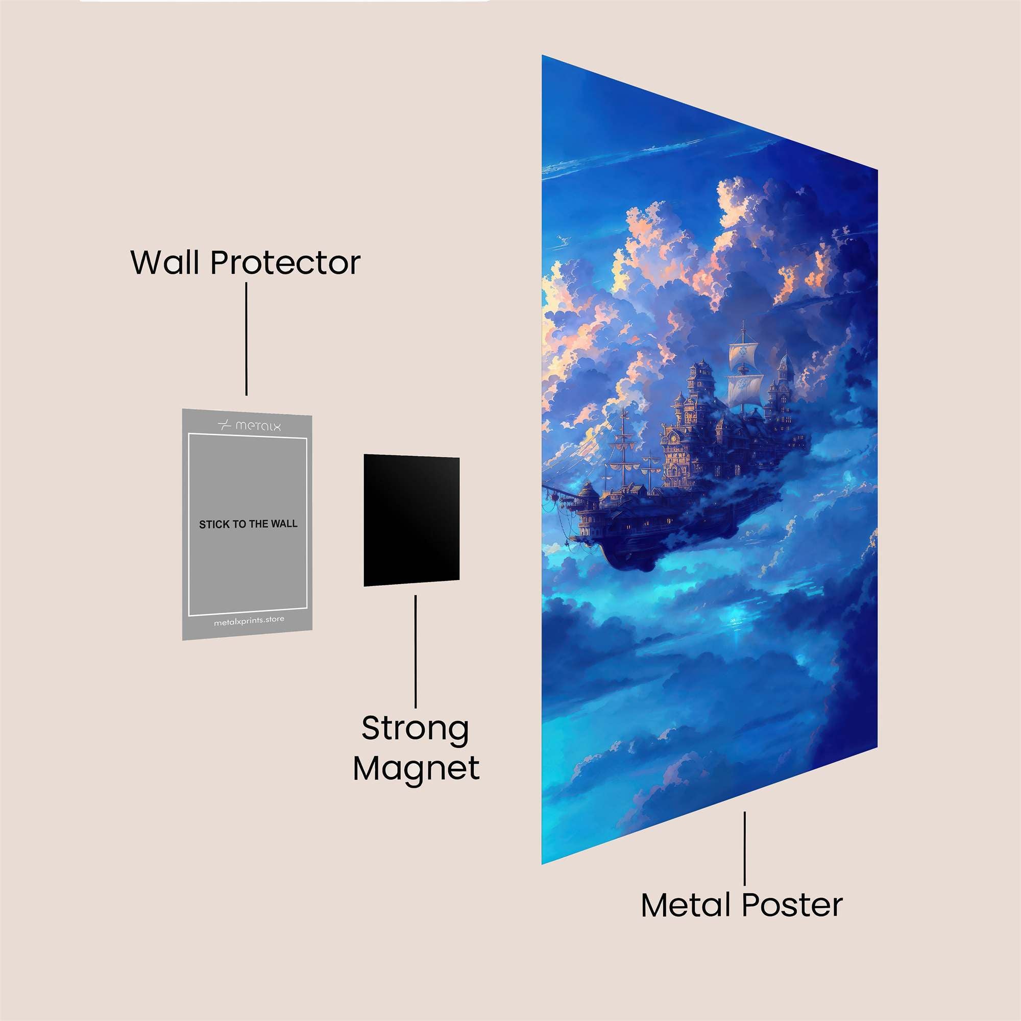 SkyCastle Dream Safe Wall Magnetic / M