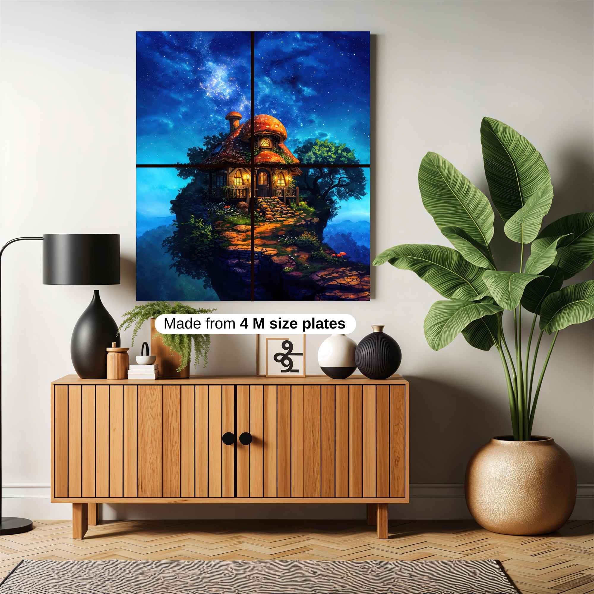 Mushroom Haven Safe Wall Magnetic / M