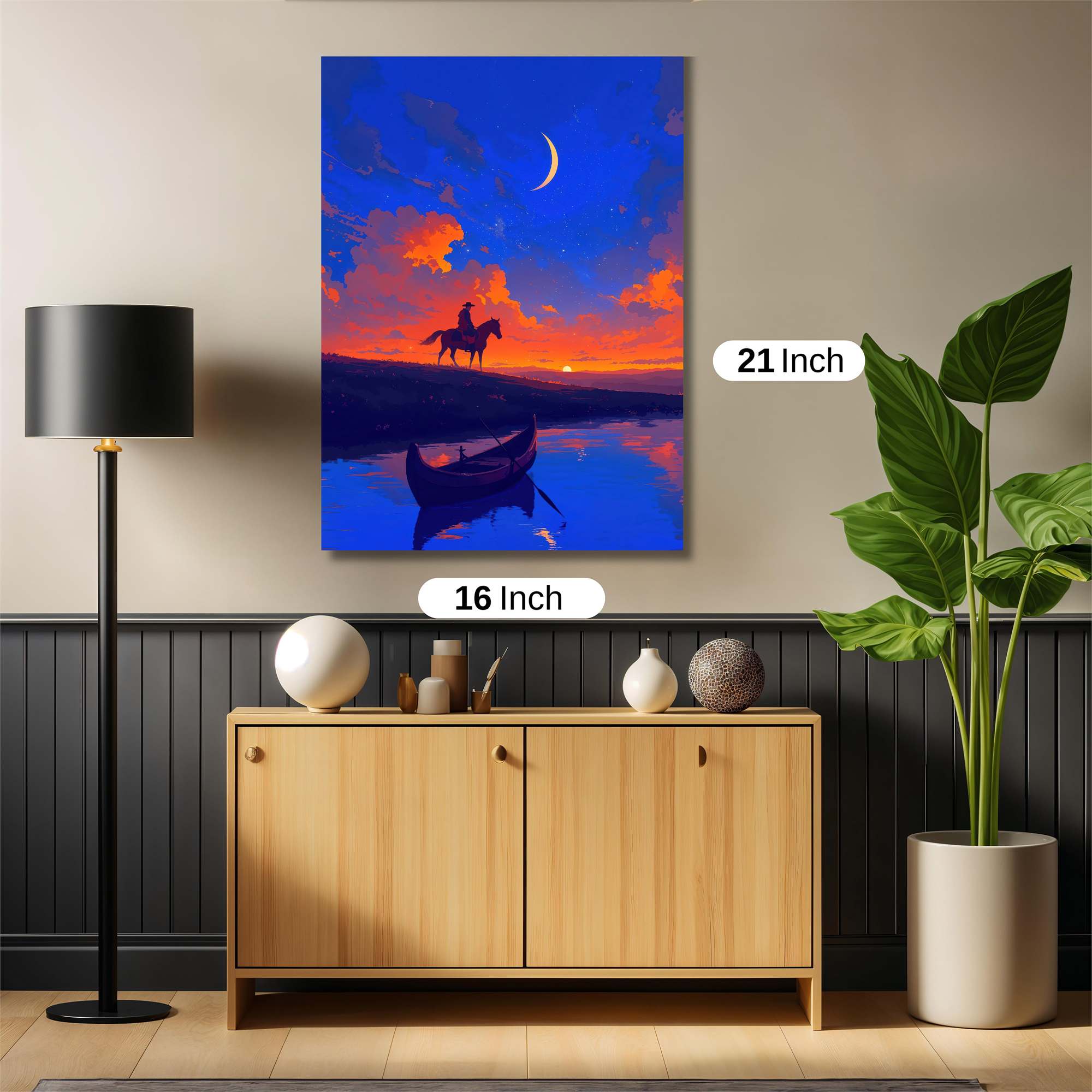 Cowboy Serenity Safe Wall Magnetic / M