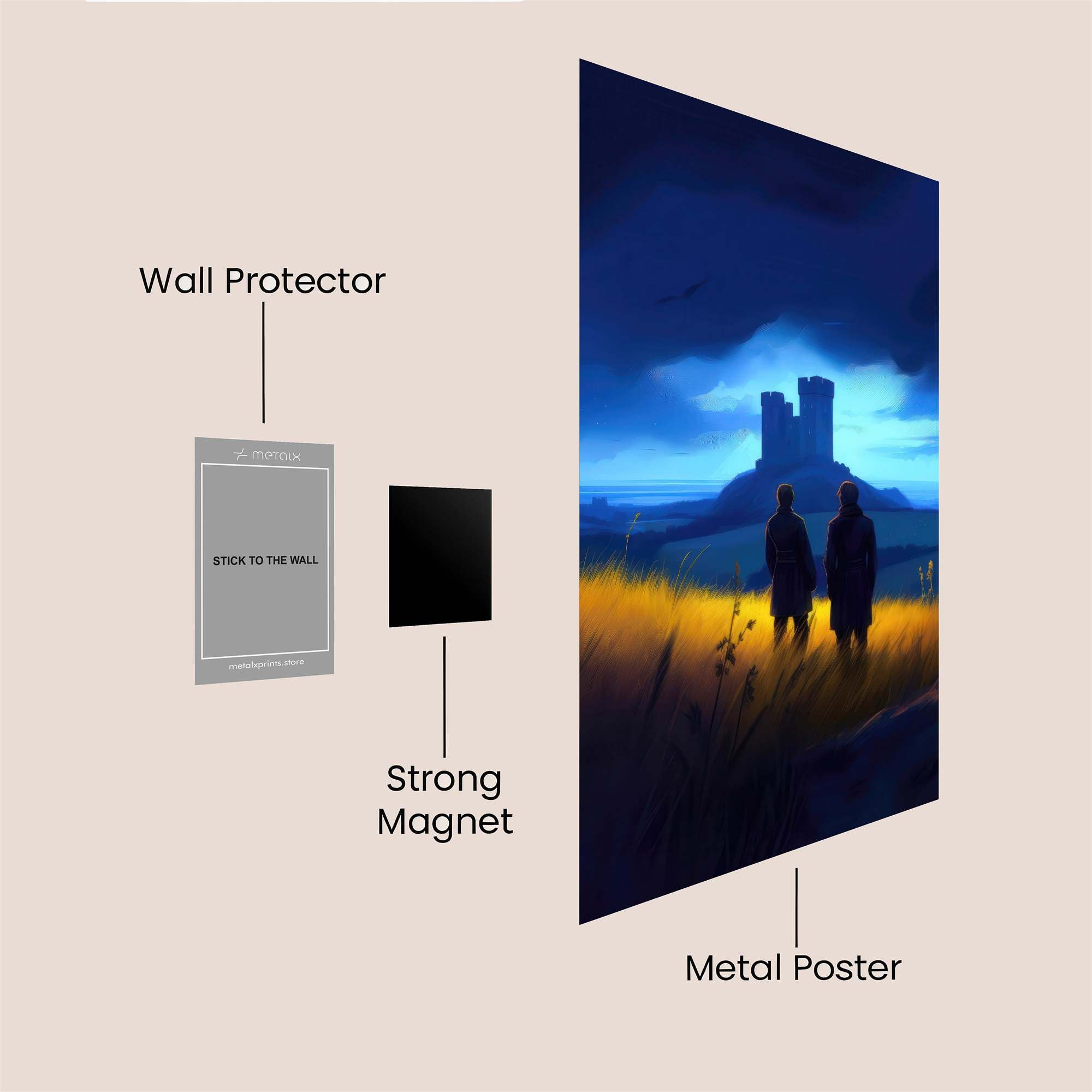CastleWhisper Safe Wall Magnetic / M