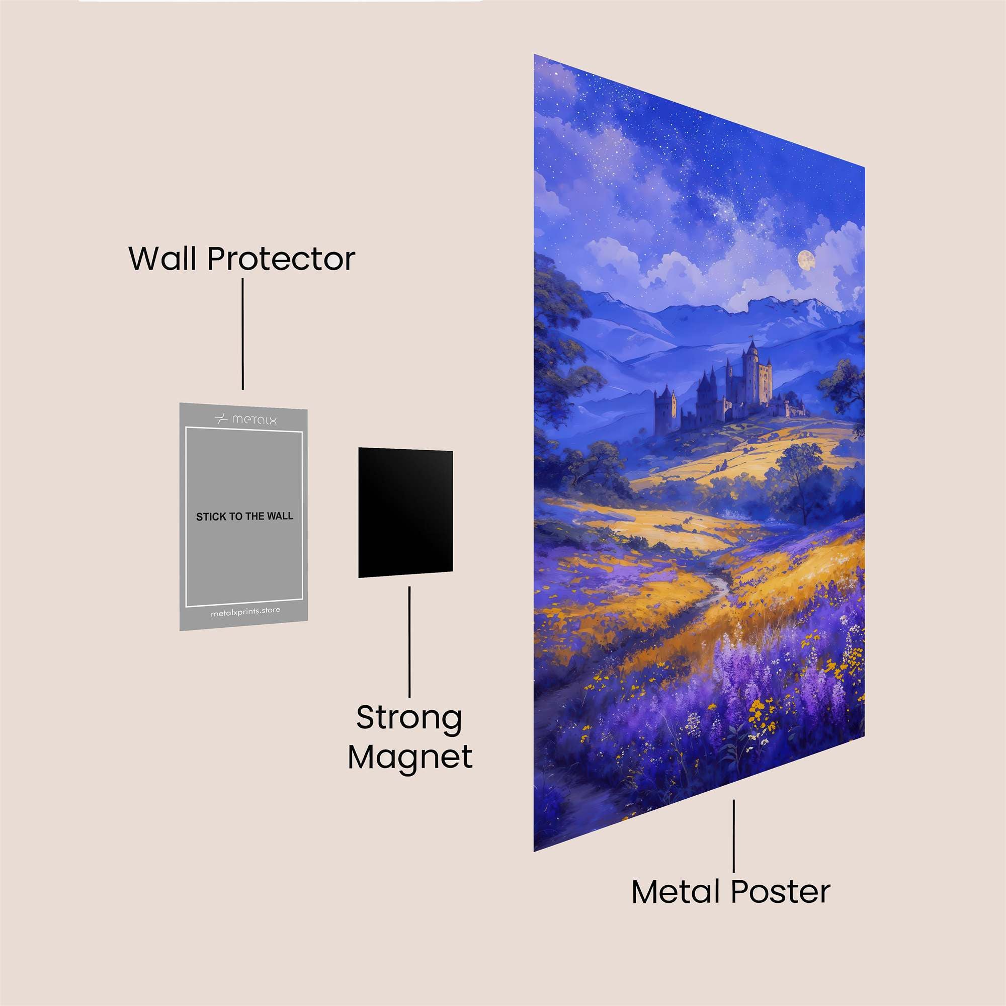 Castle Dreamscape Safe Wall Magnetic / M