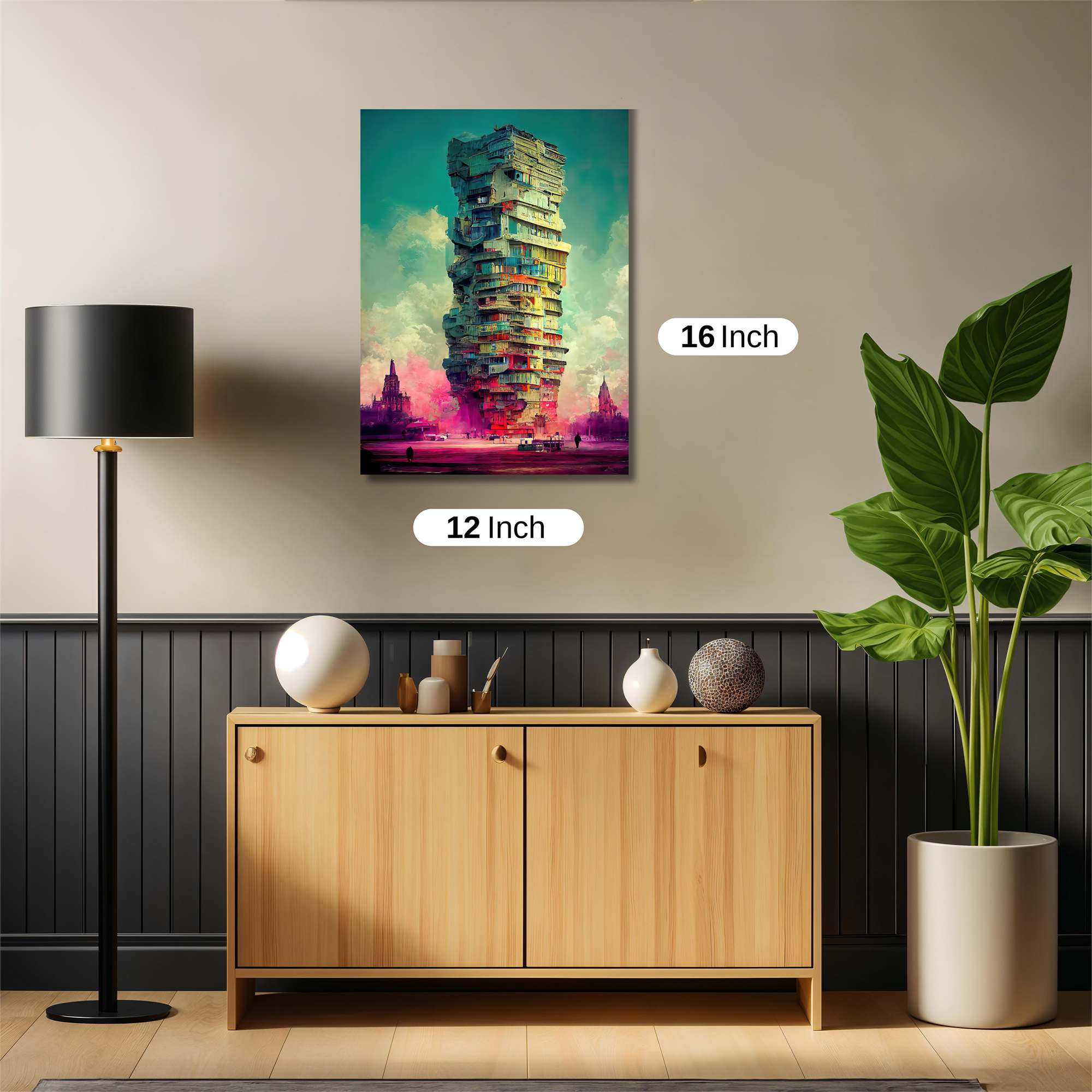 Tower Whimsy Safe Wall Magnetic / M