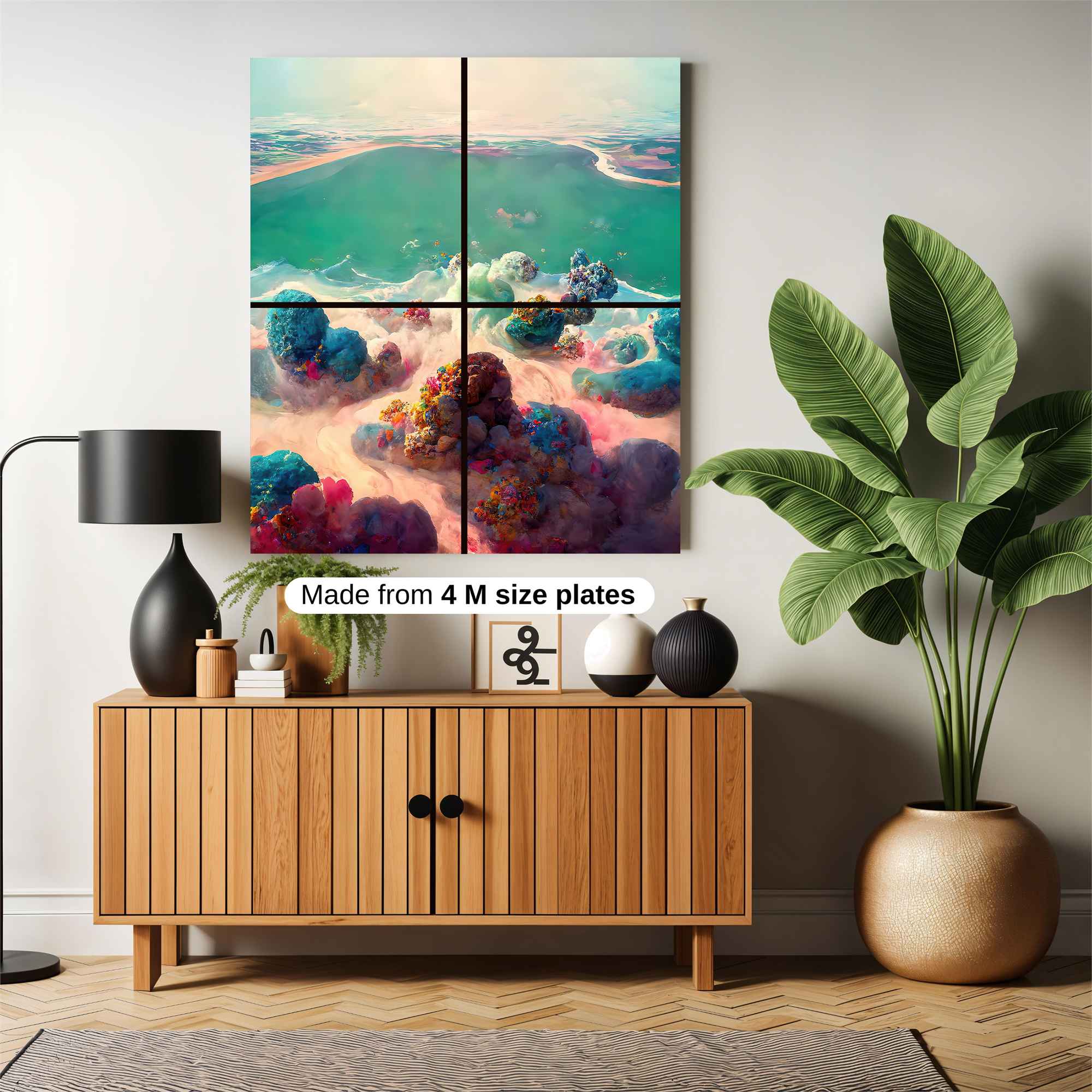 Coral Dreamscape Safe Wall Magnetic / M