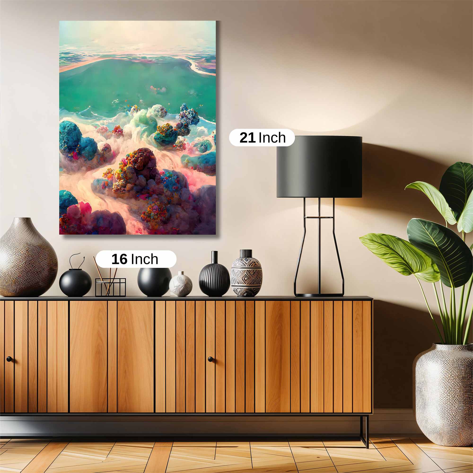 Coral Dreamscape Safe Wall Magnetic / M