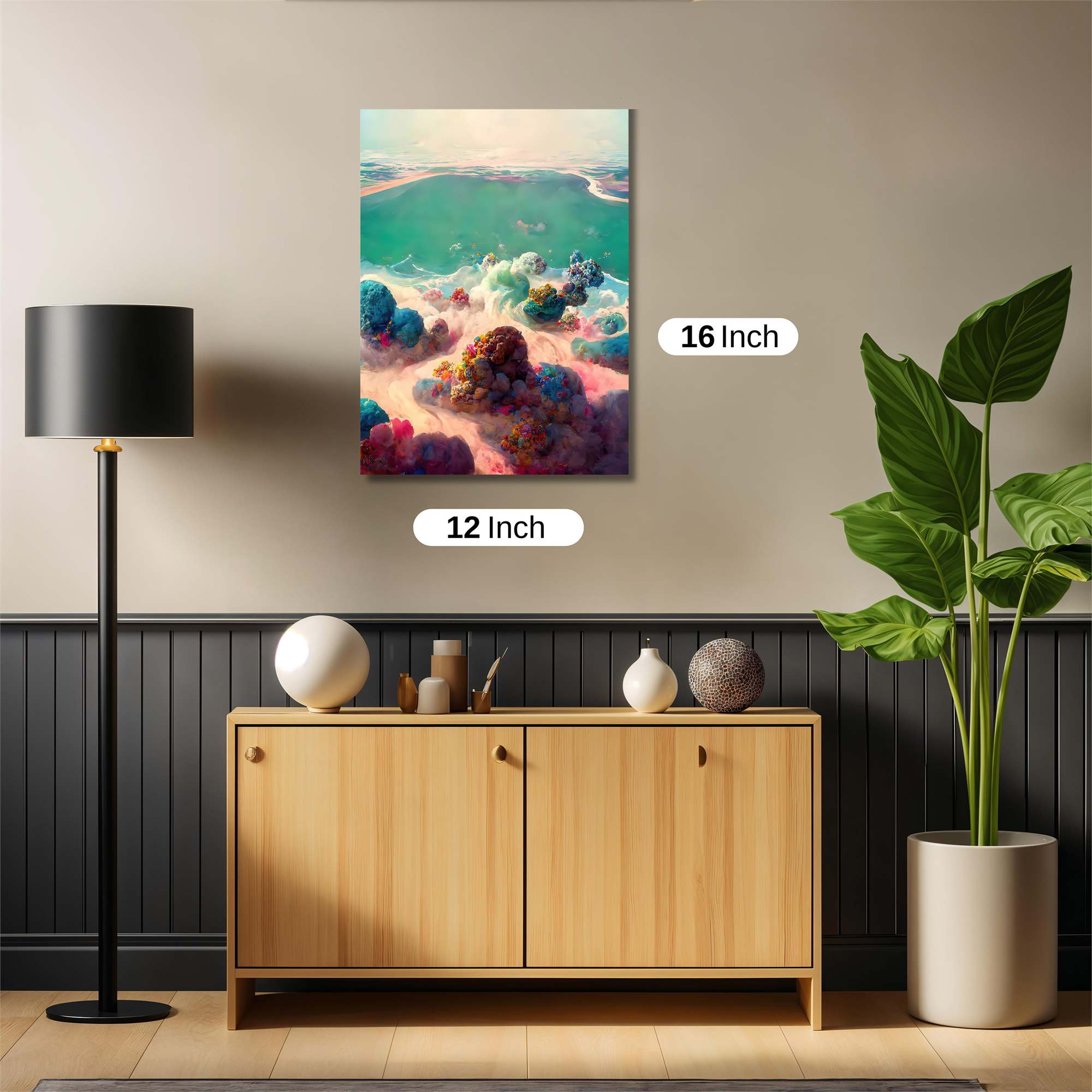 Coral Dreamscape Safe Wall Magnetic / M