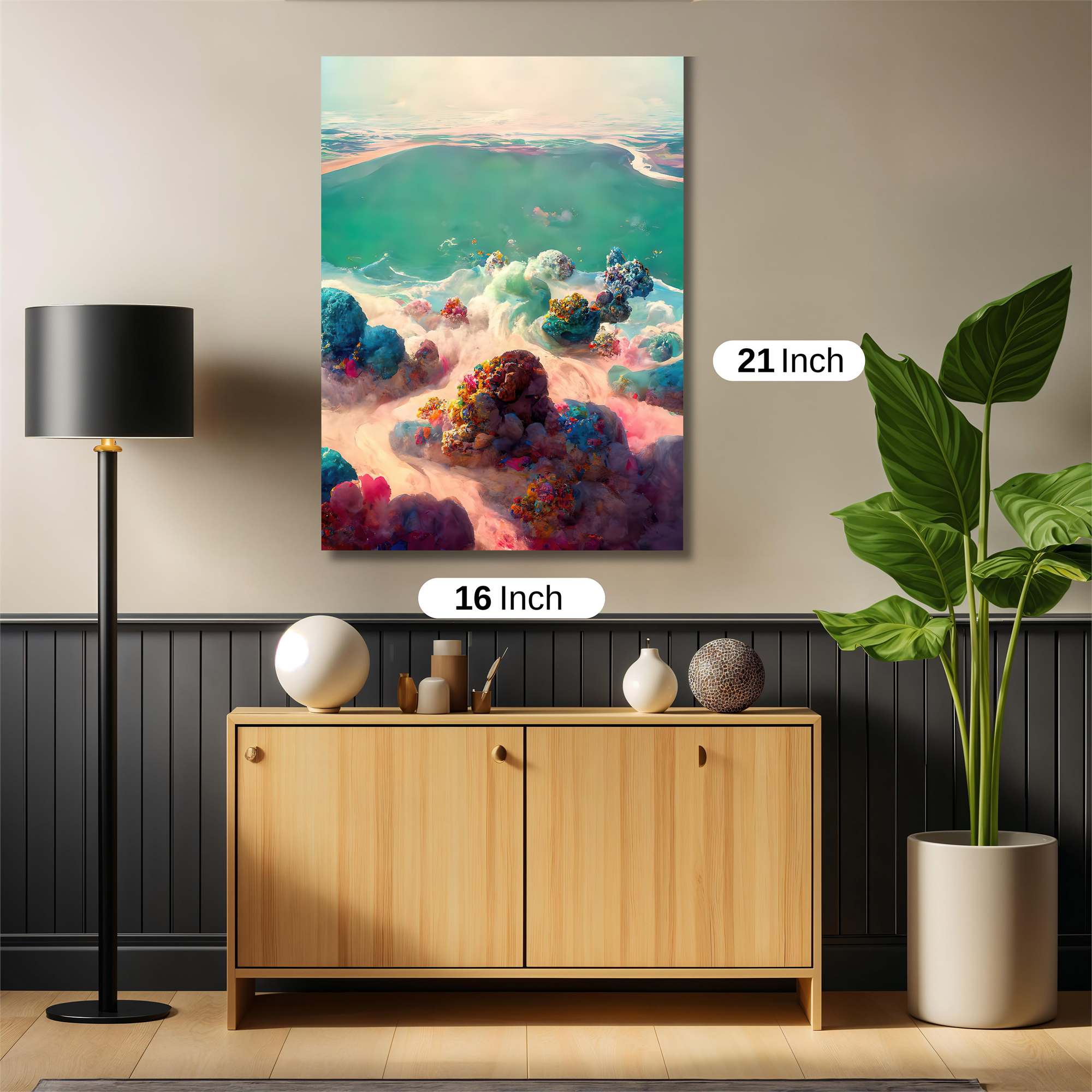 Coral Dreamscape Safe Wall Magnetic / M