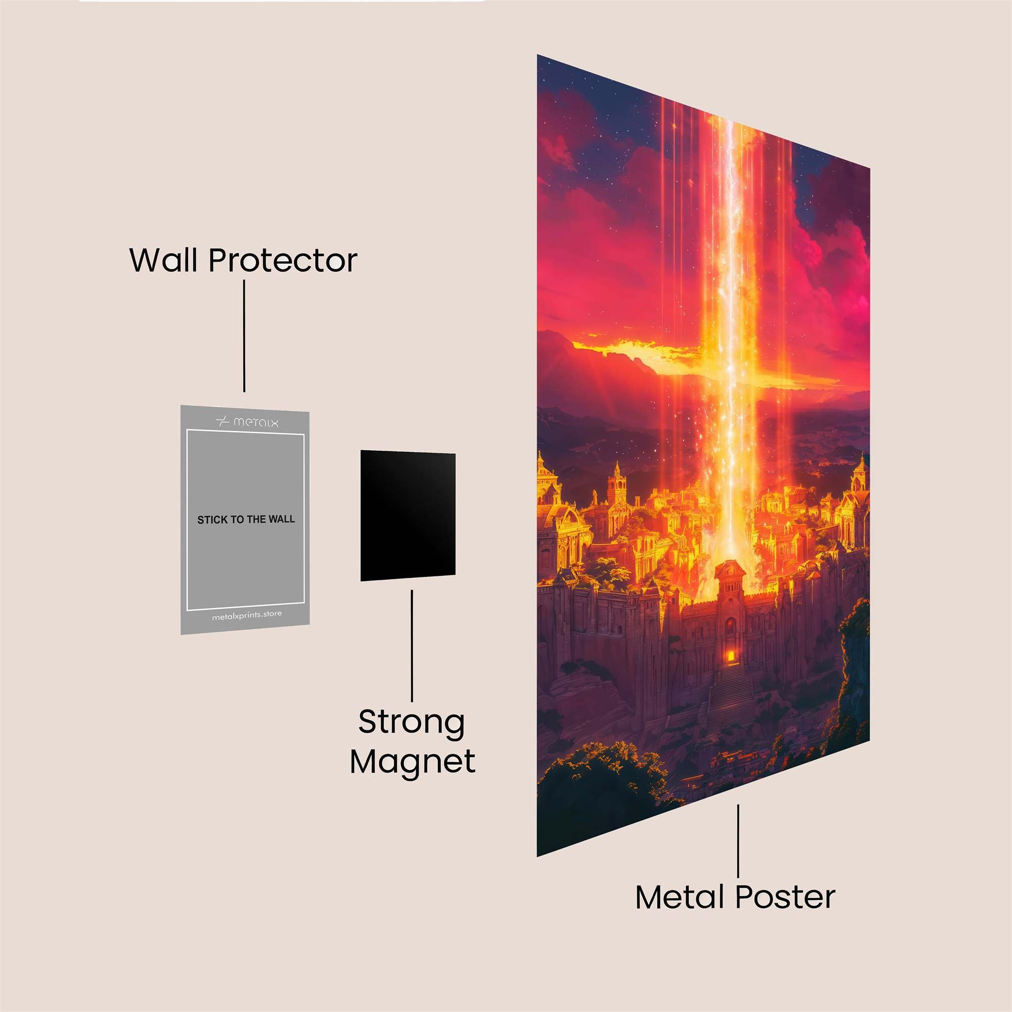 Heavenly Descent Safe Wall Magnetic / M