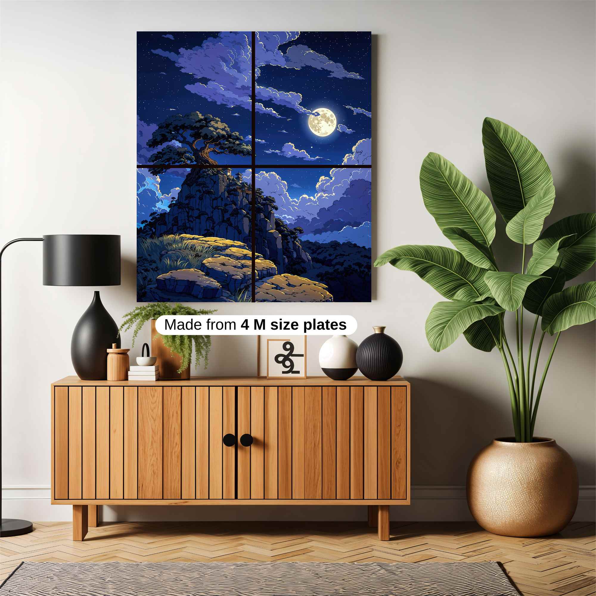 Moonlit Serenity Safe Wall Magnetic / M