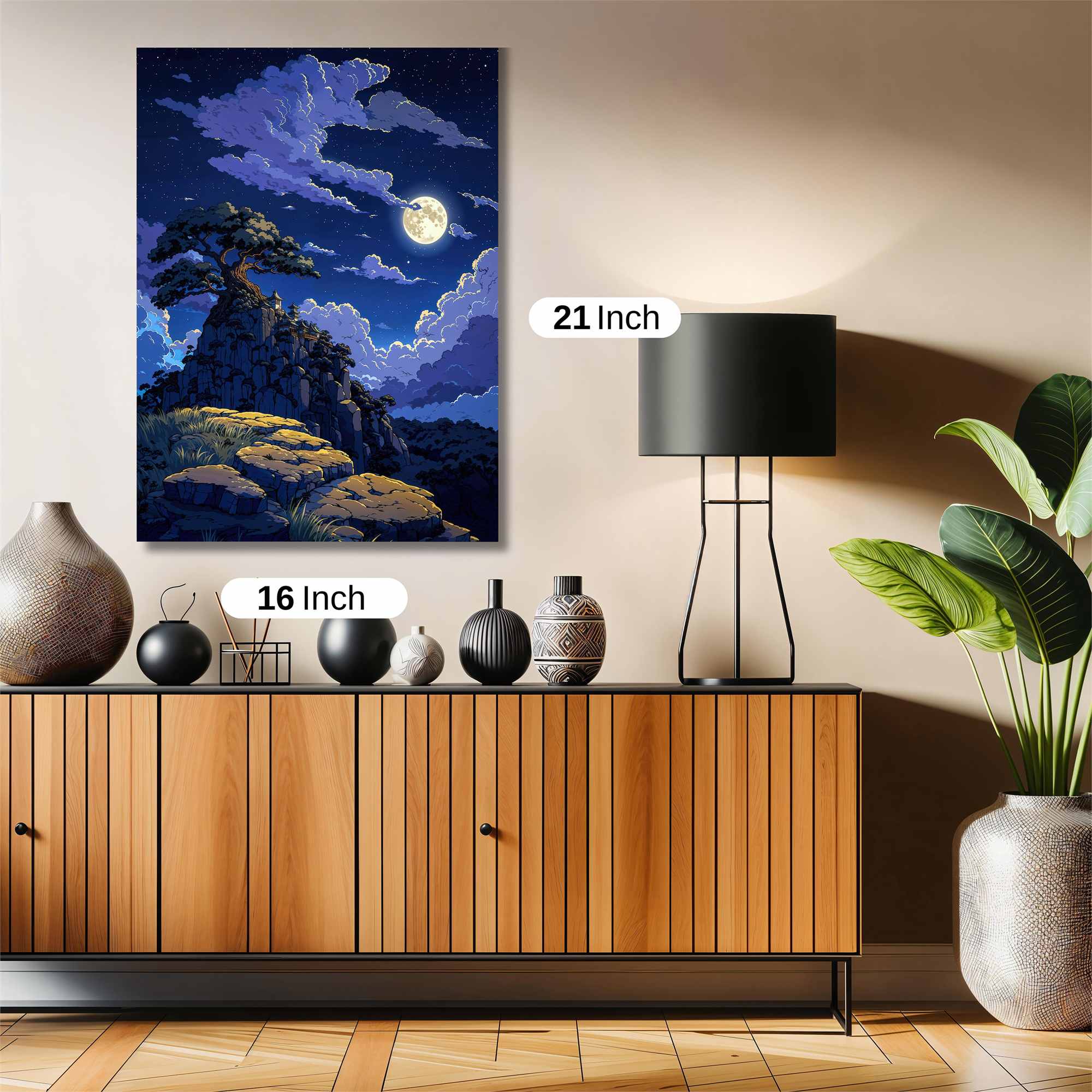 Moonlit Serenity Safe Wall Magnetic / M
