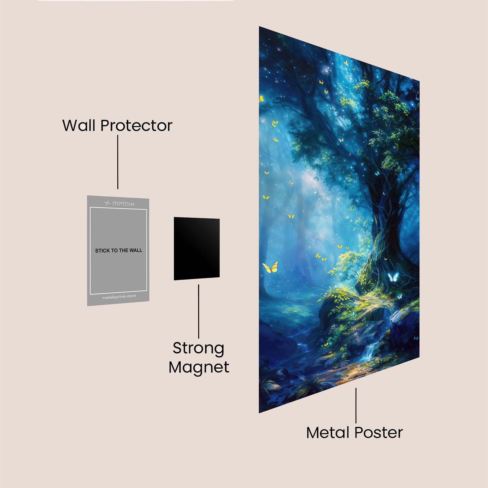Enchanted Serenity Safe Wall Magnetic / M