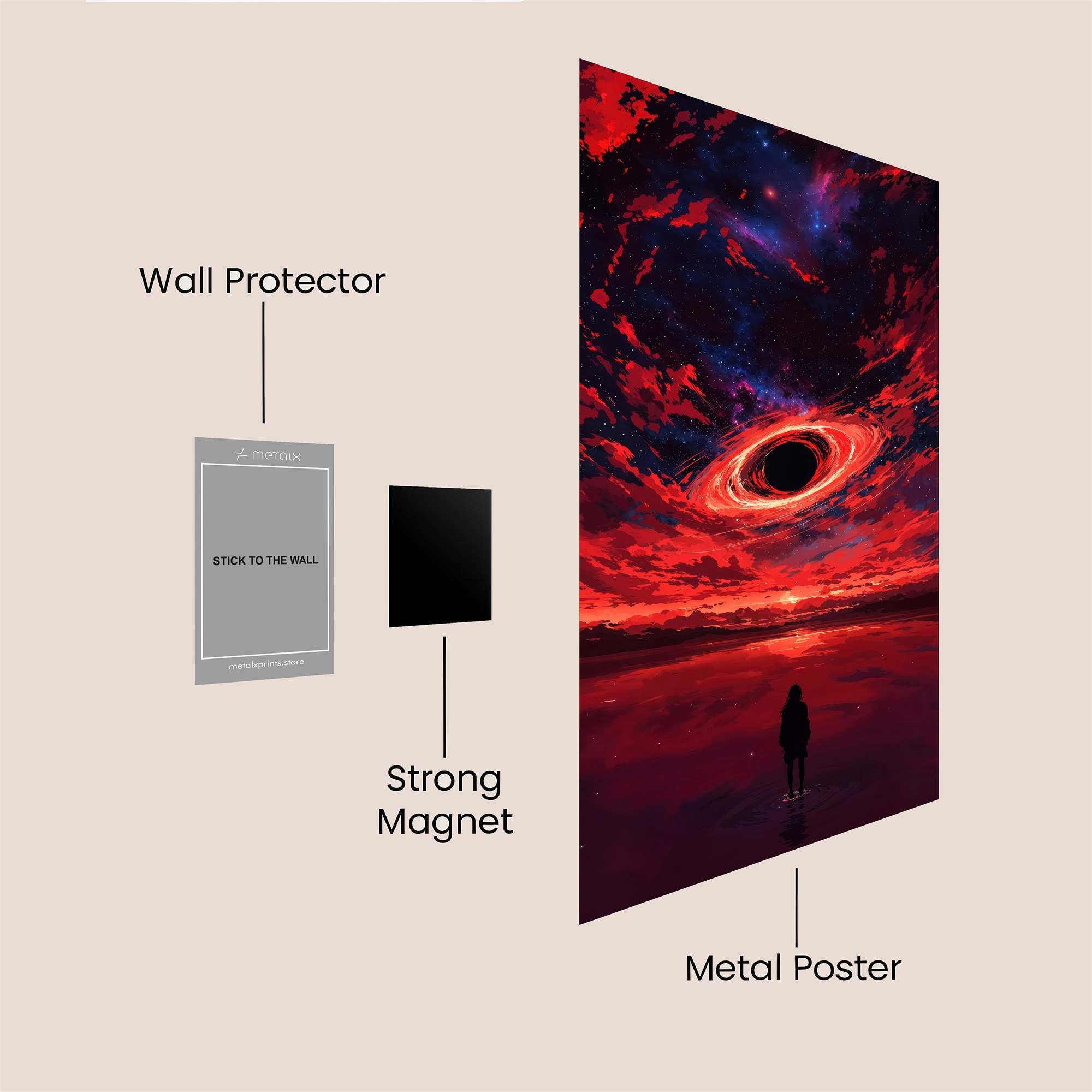 Void Serenity Safe Wall Magnetic / M