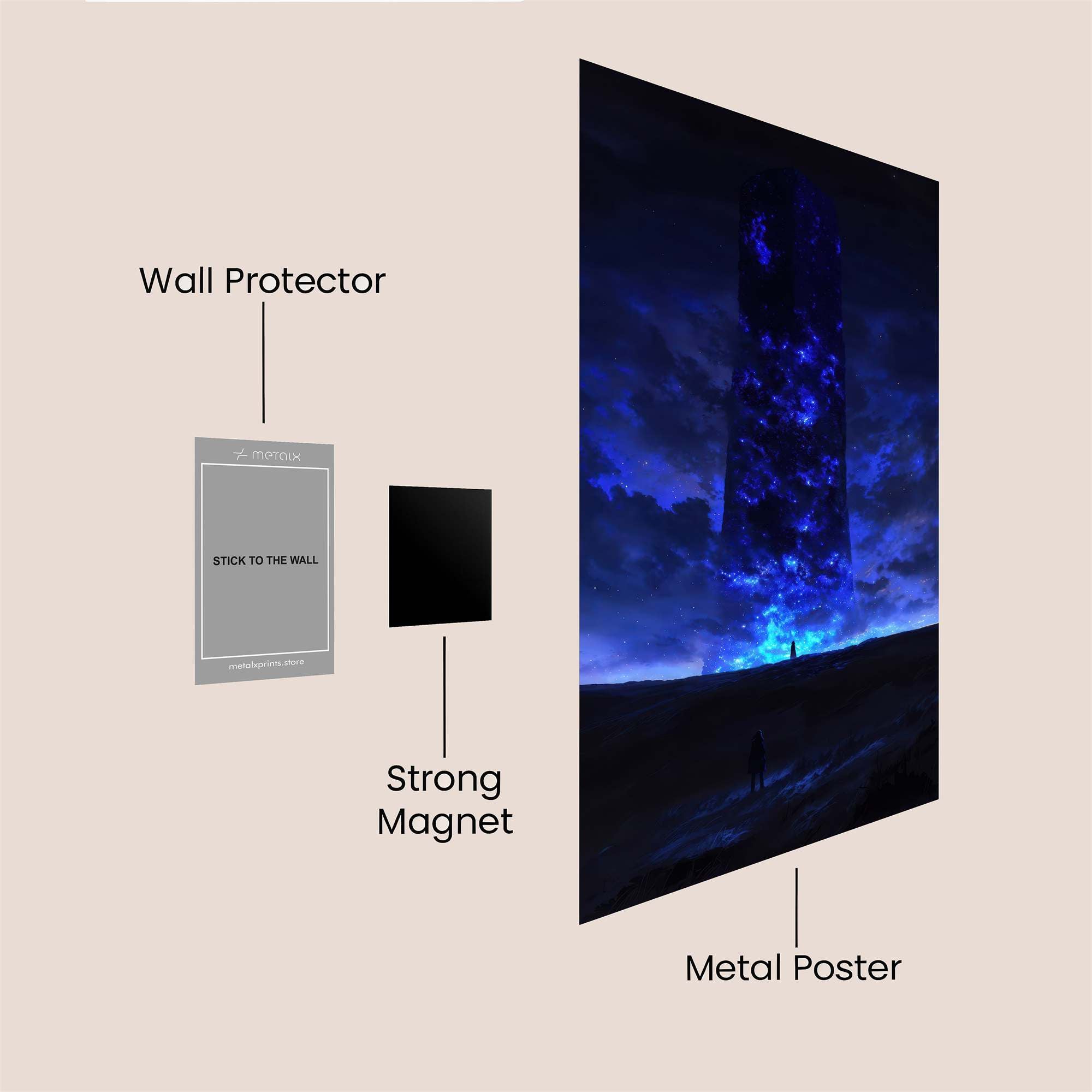 Monolith Mystery Safe Wall Magnetic / M