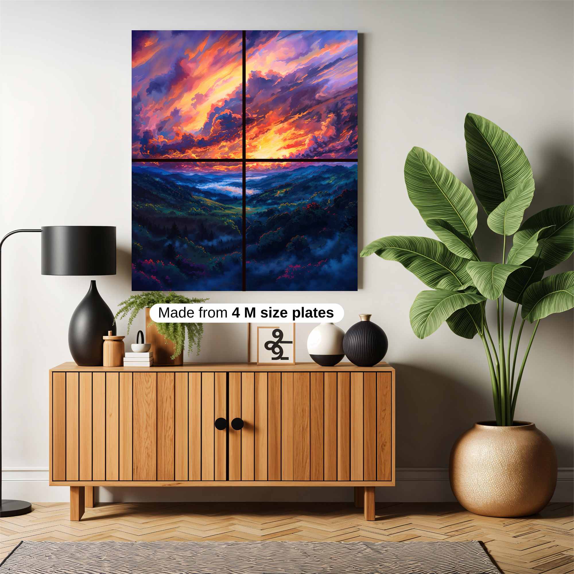 Sunset Serenity Safe Wall Magnetic / M